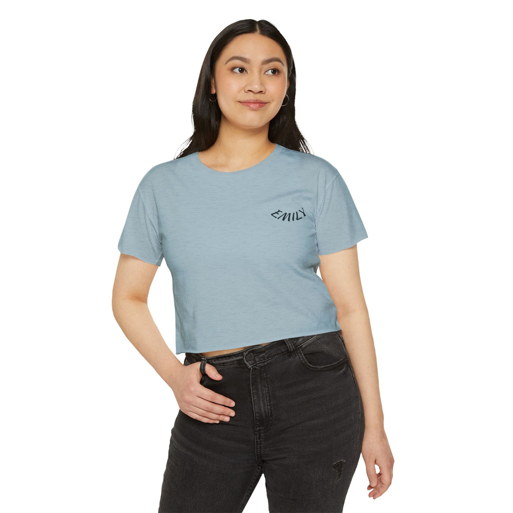 White Festival Crop Top