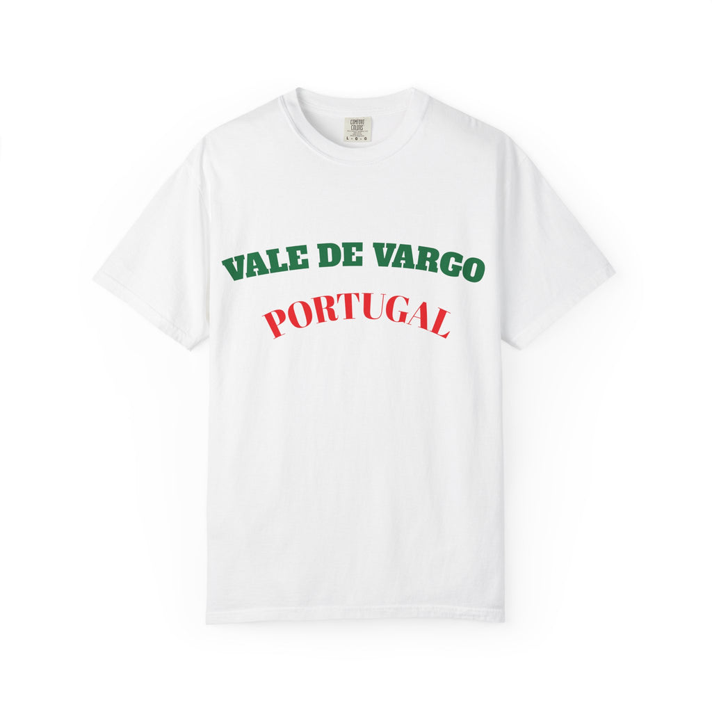 Unisex garment-dyed T-shirt GA in ring-spun cotton with crew neck, relaxed fit, and heavyweight fabric