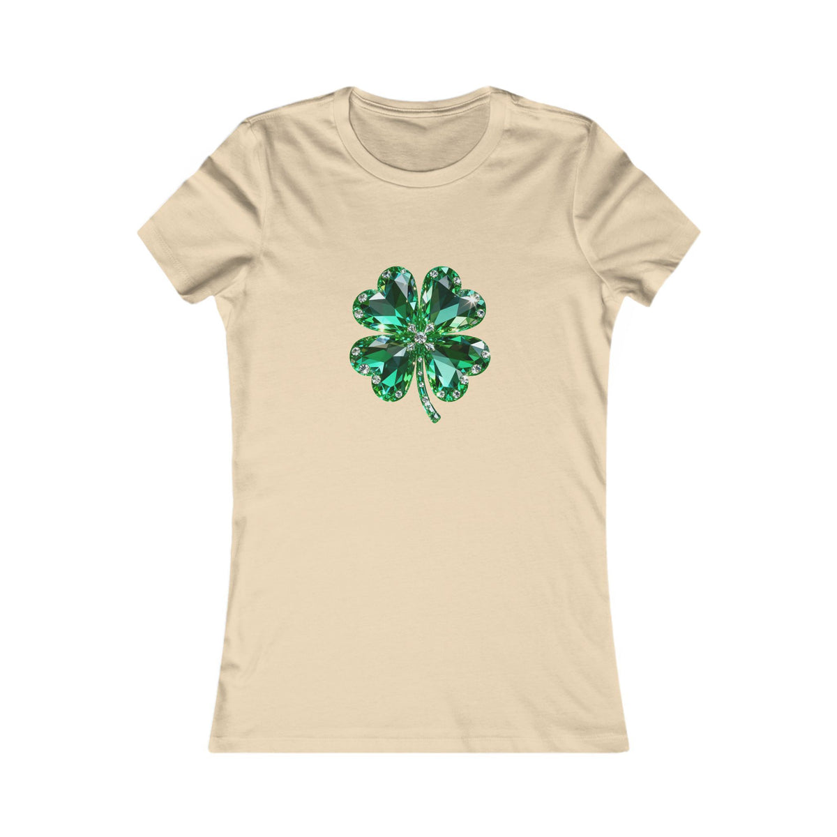 Women's T‑Shirt — Green Shamrock Clover Graphic St. Patrick's Day Tee