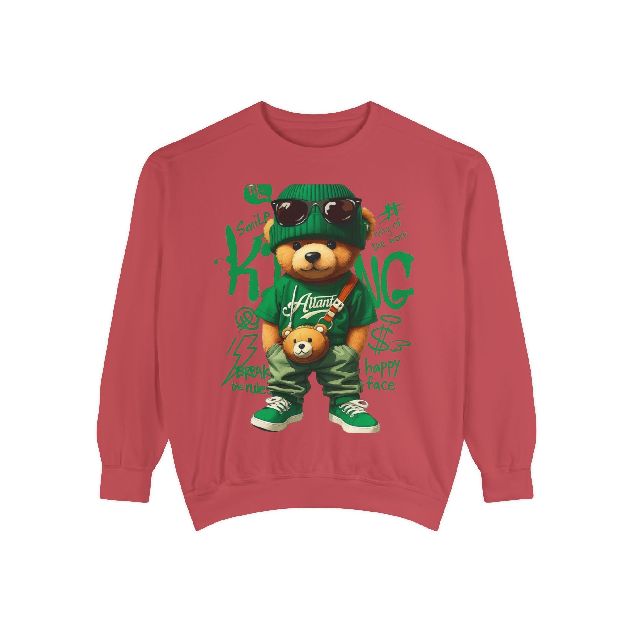 Bear Graphic Cotton Sweatshirt