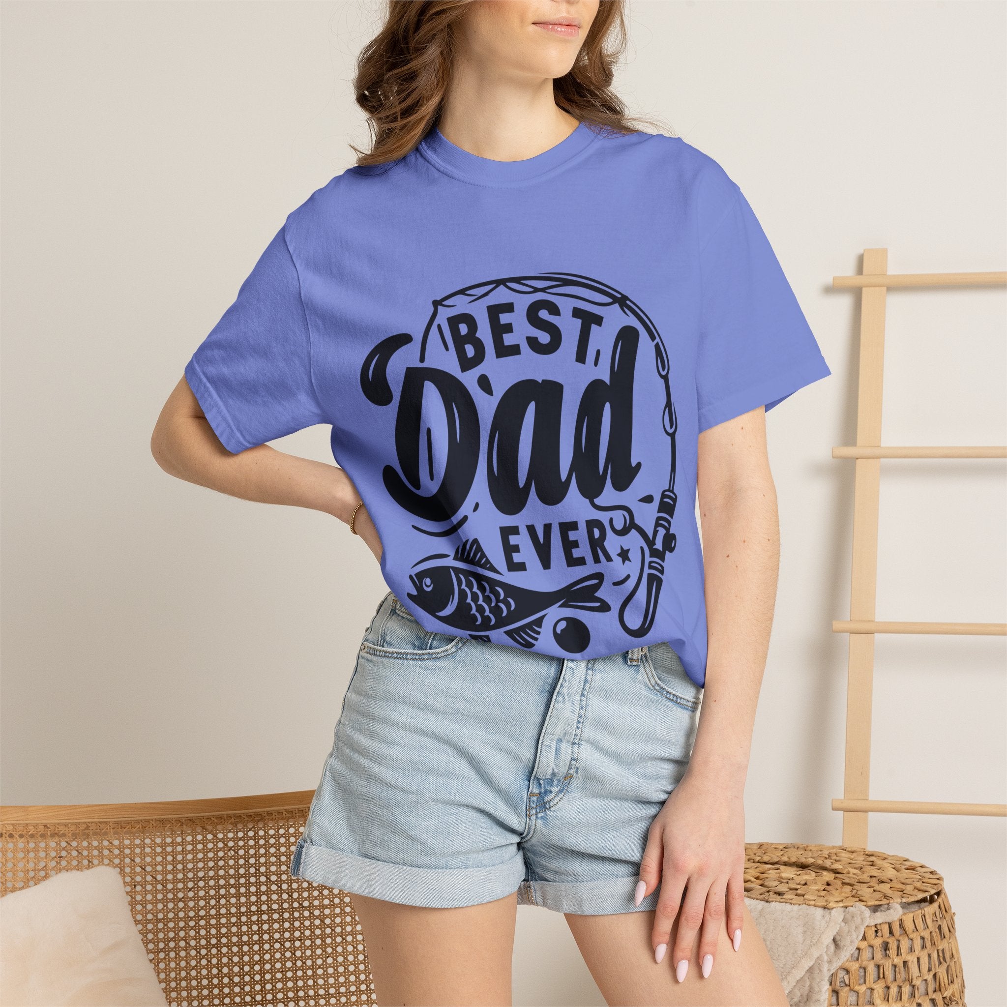 Best Dad Ever Fishing T-Shirt — Father’s Day Gift Tee