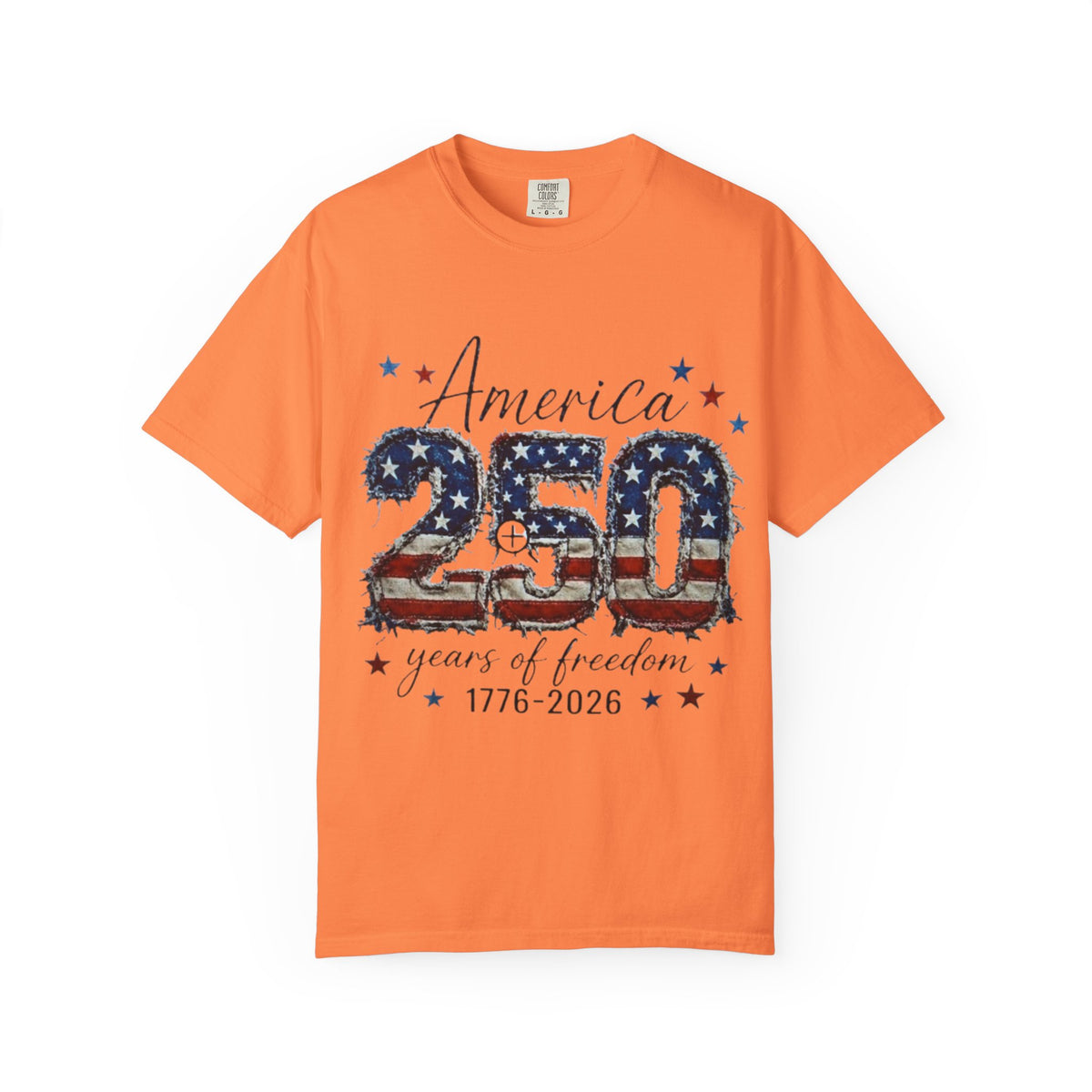 America 250 T-Shirt — 1776–2026 Stars & Stripes Patriotic Tee