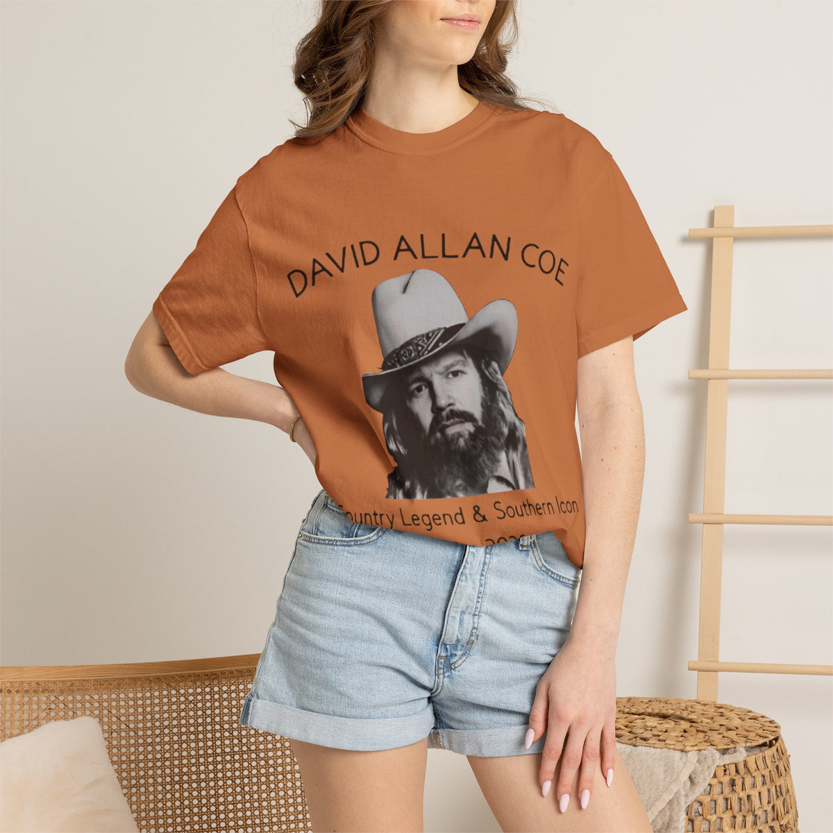 David Allan Coe Tribute T-Shirt — Country Legend Memorial Tee (1939–2026)