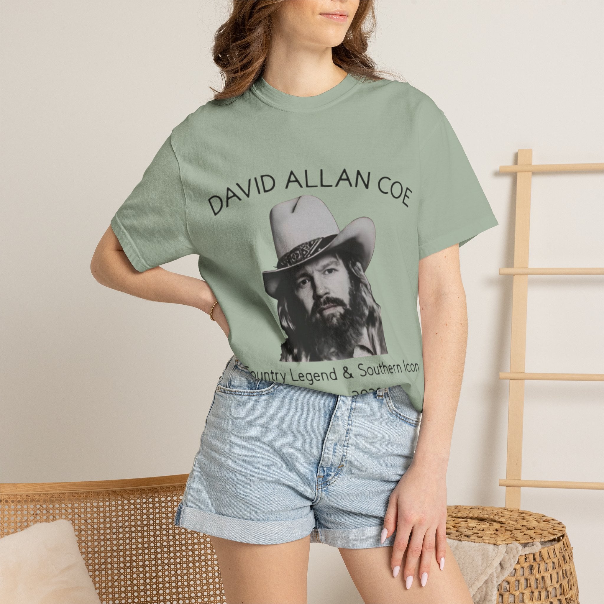 David Allan Coe Tribute T-Shirt – Country Legend Memorial