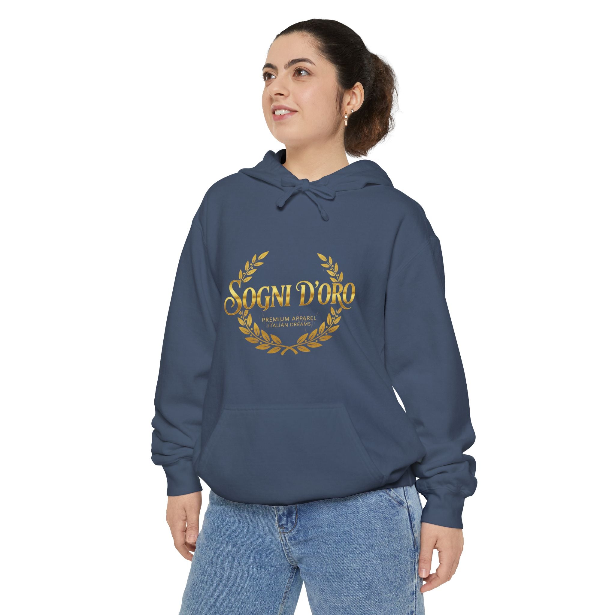 Garment-Dyed Fleece Hoodie