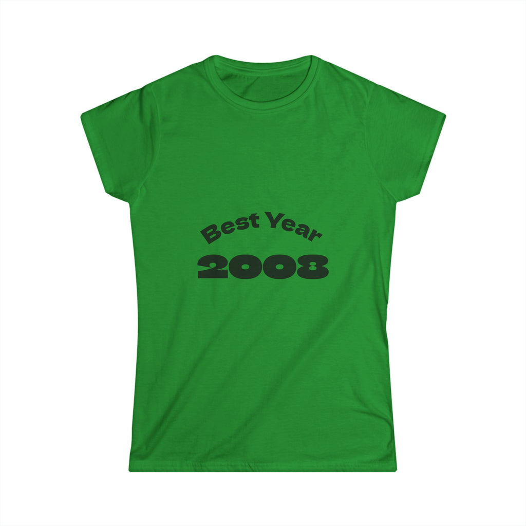 Best Year 2008 T-Shirt — Women's Retro Year Tee