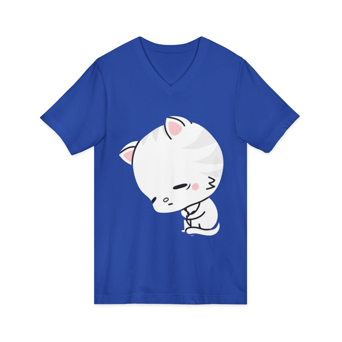 Unisex Jersey Short Sleeve V-Neck Tee