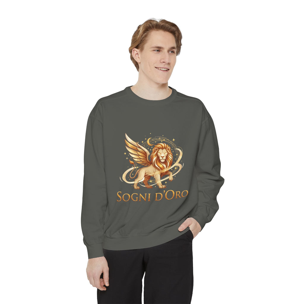 Garment-Dyed Lion Sweatshirt