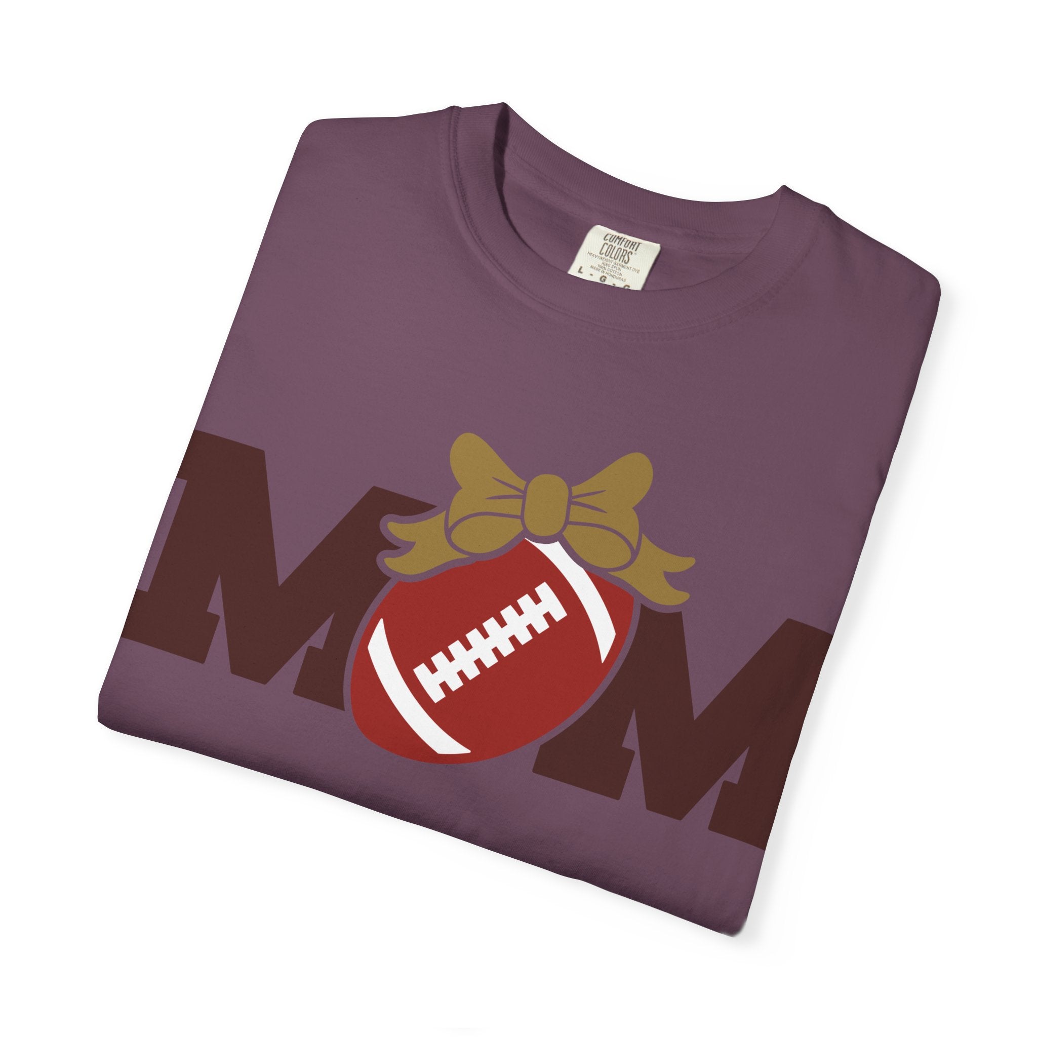 Garment-Dyed Football Mom Tee