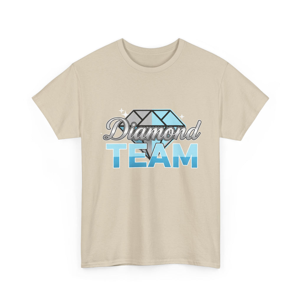 Diamond Team T-Shirt — Blue Gem Graphic Tee