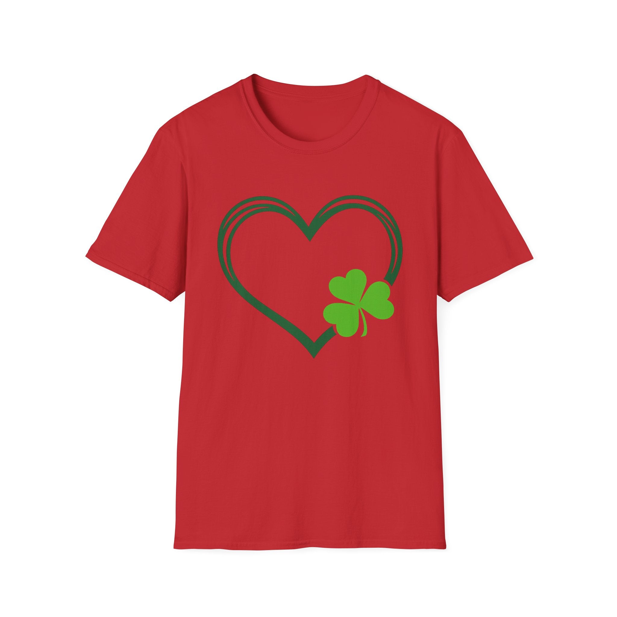 Soft Cotton Shamrock Heart Tee