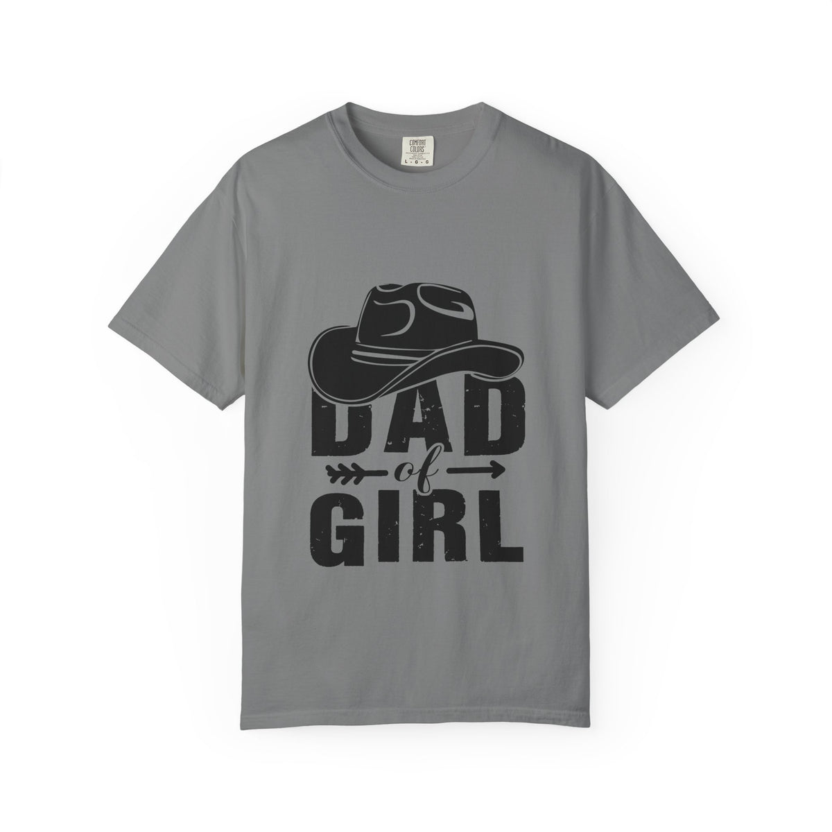 Dad of Girl T-Shirt — Cowboy Hat Father of Daughter Tee