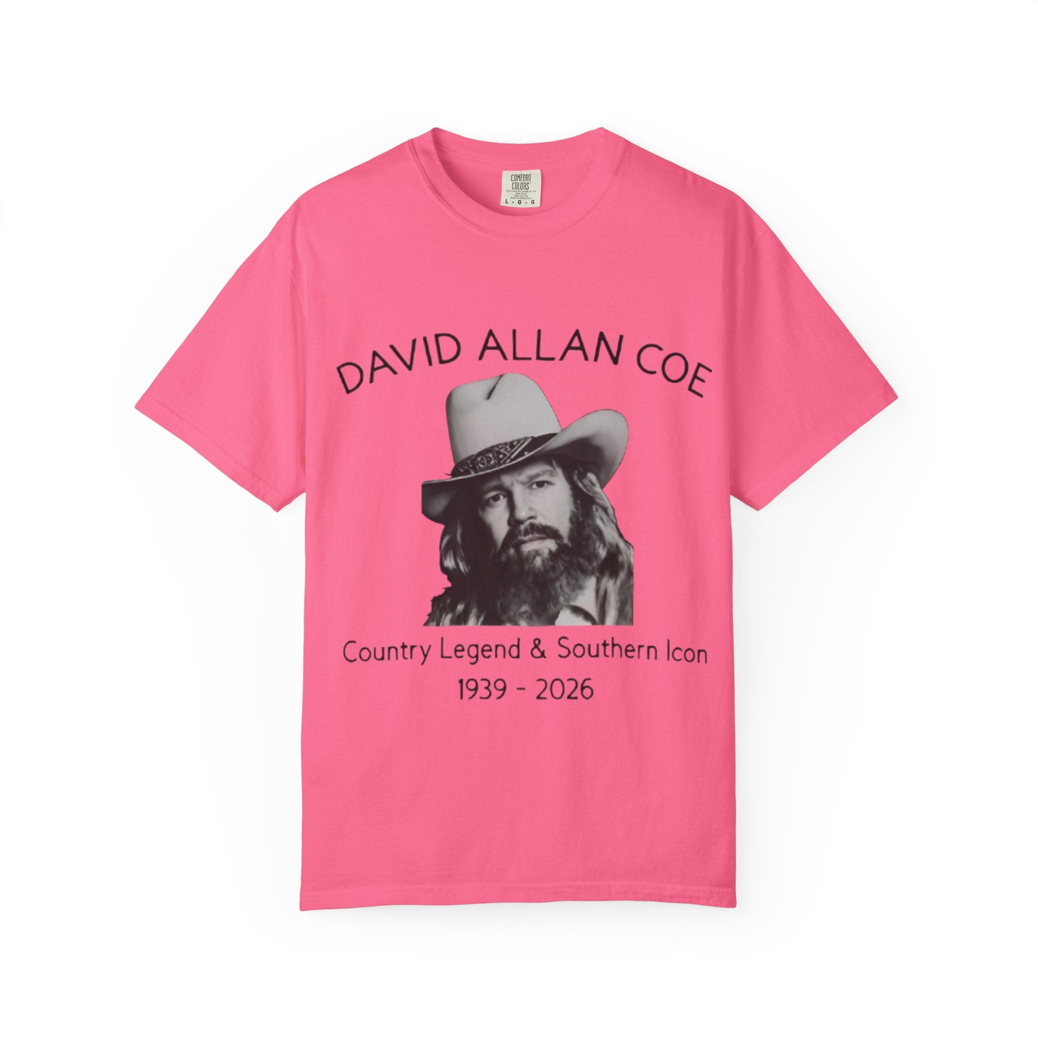 David Allan Coe Tribute T-Shirt – Vintage Cotton Memorial Tee