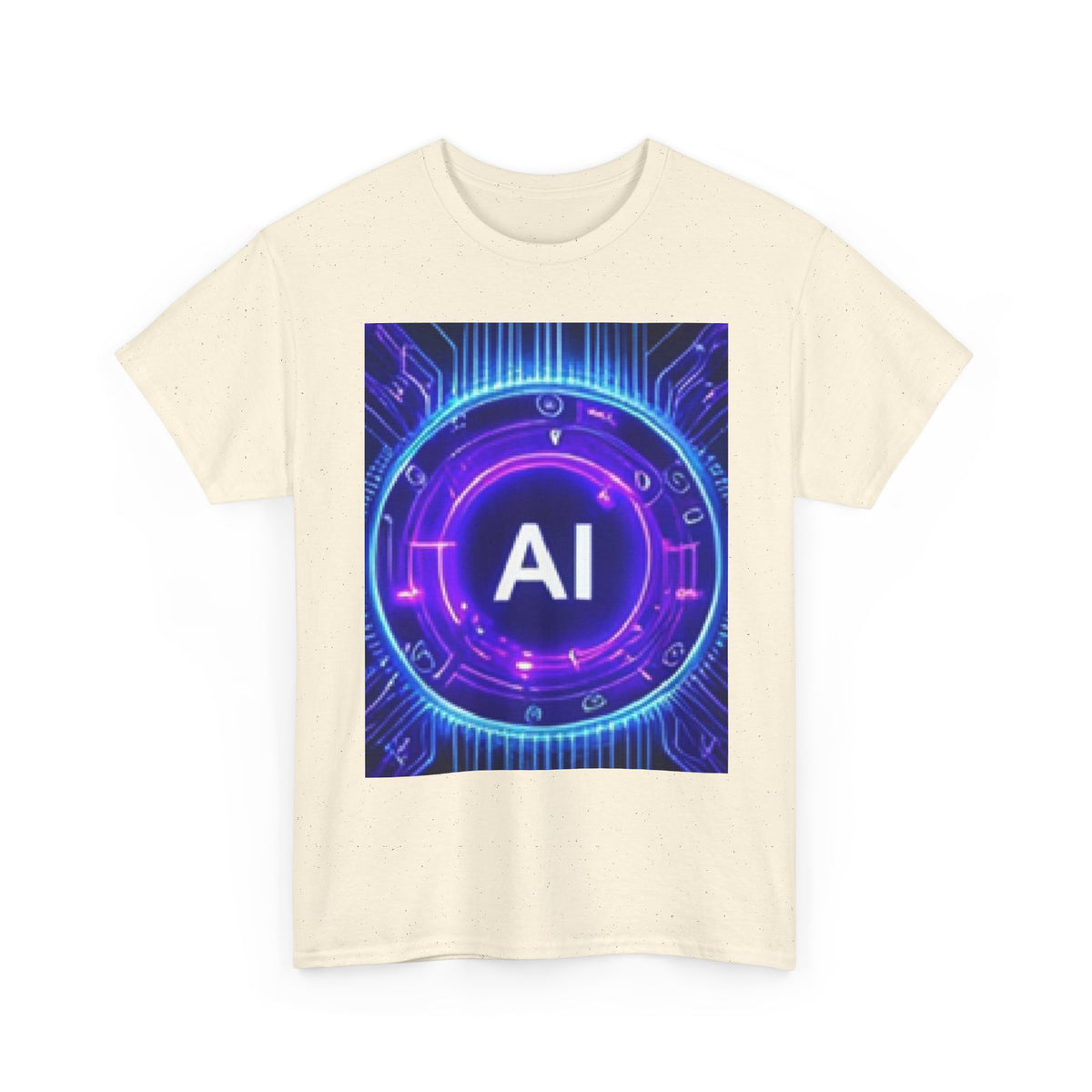 AI Circuit Tee — Futuristic Tech Graphic T-Shirt