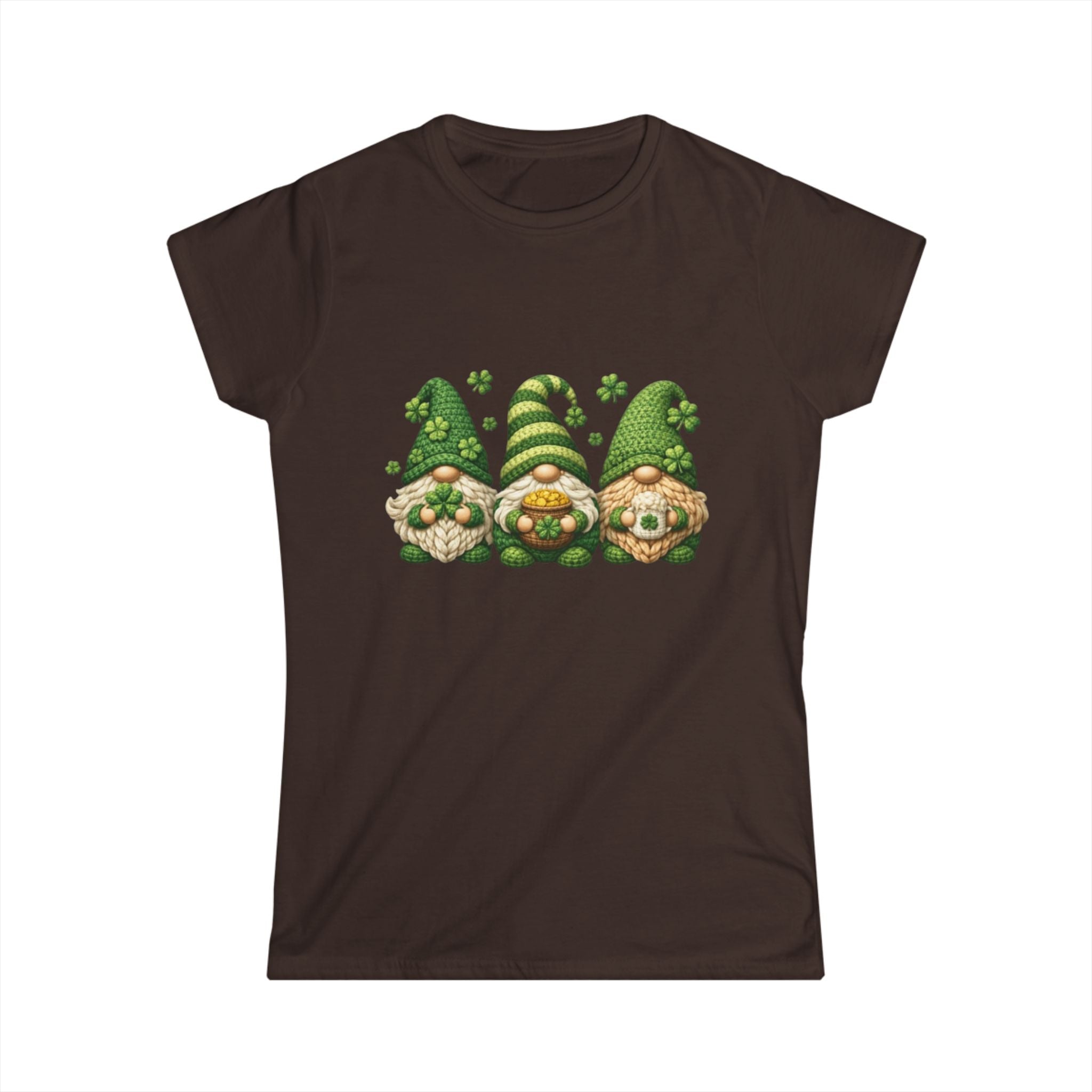 Lucky Green Gnome Cotton Tee