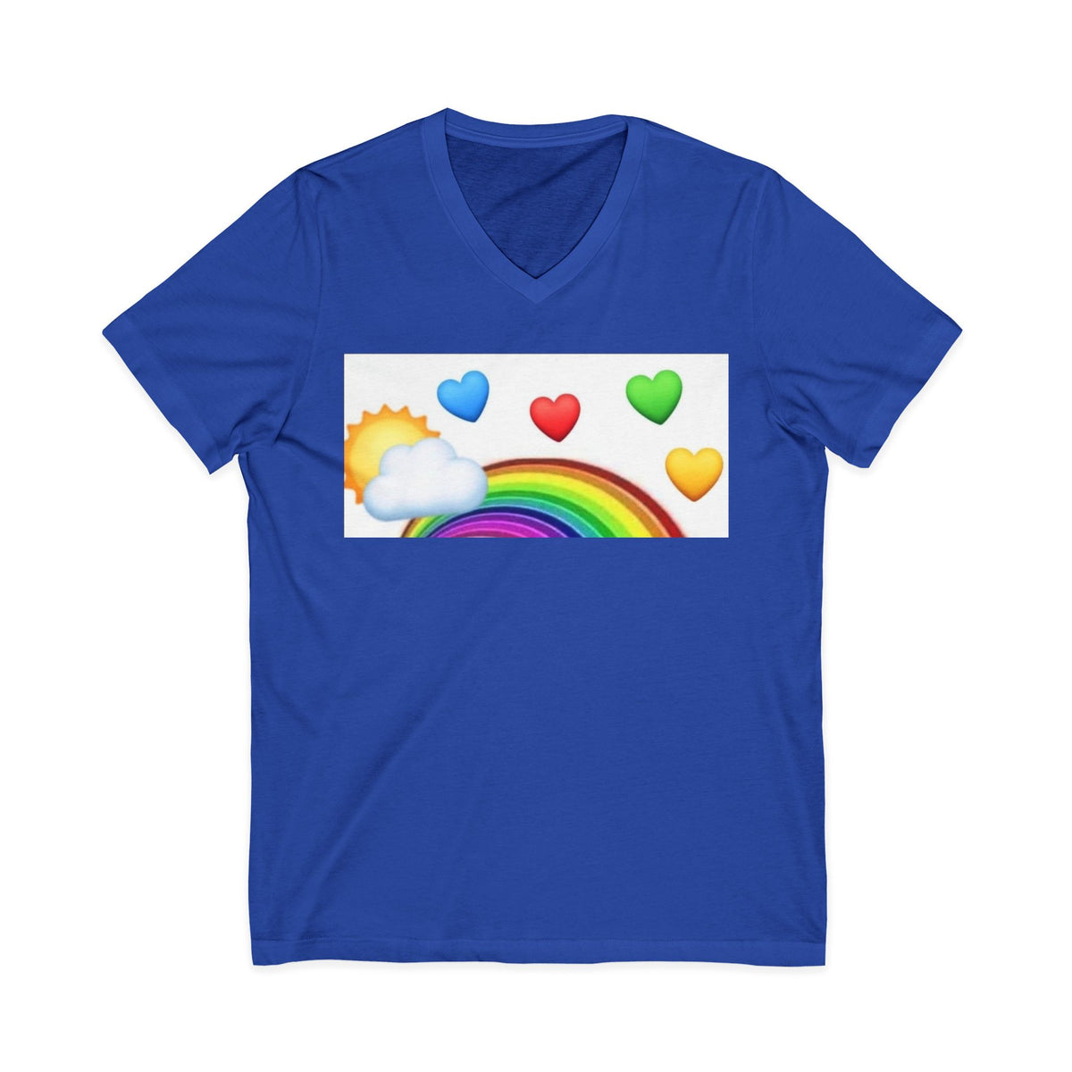 Unisex Jersey Short Sleeve V-Neck Tee