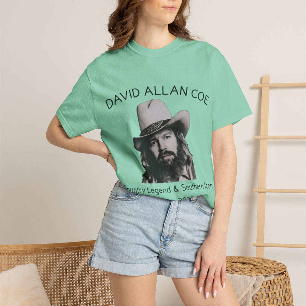 David Allan Coe Tribute T-Shirt – Country Legend Memorial