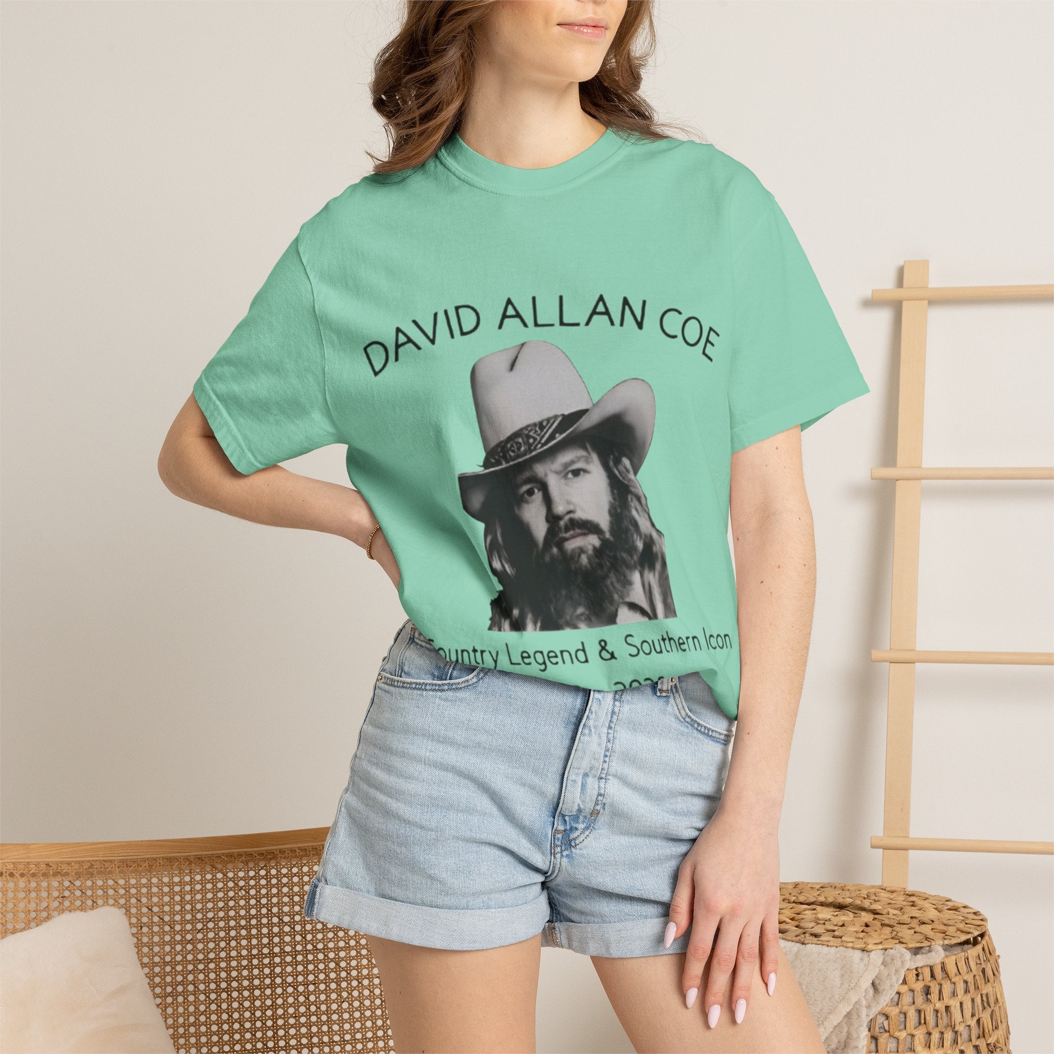 David Allan Coe Tribute T-Shirt – Country Legend Memorial