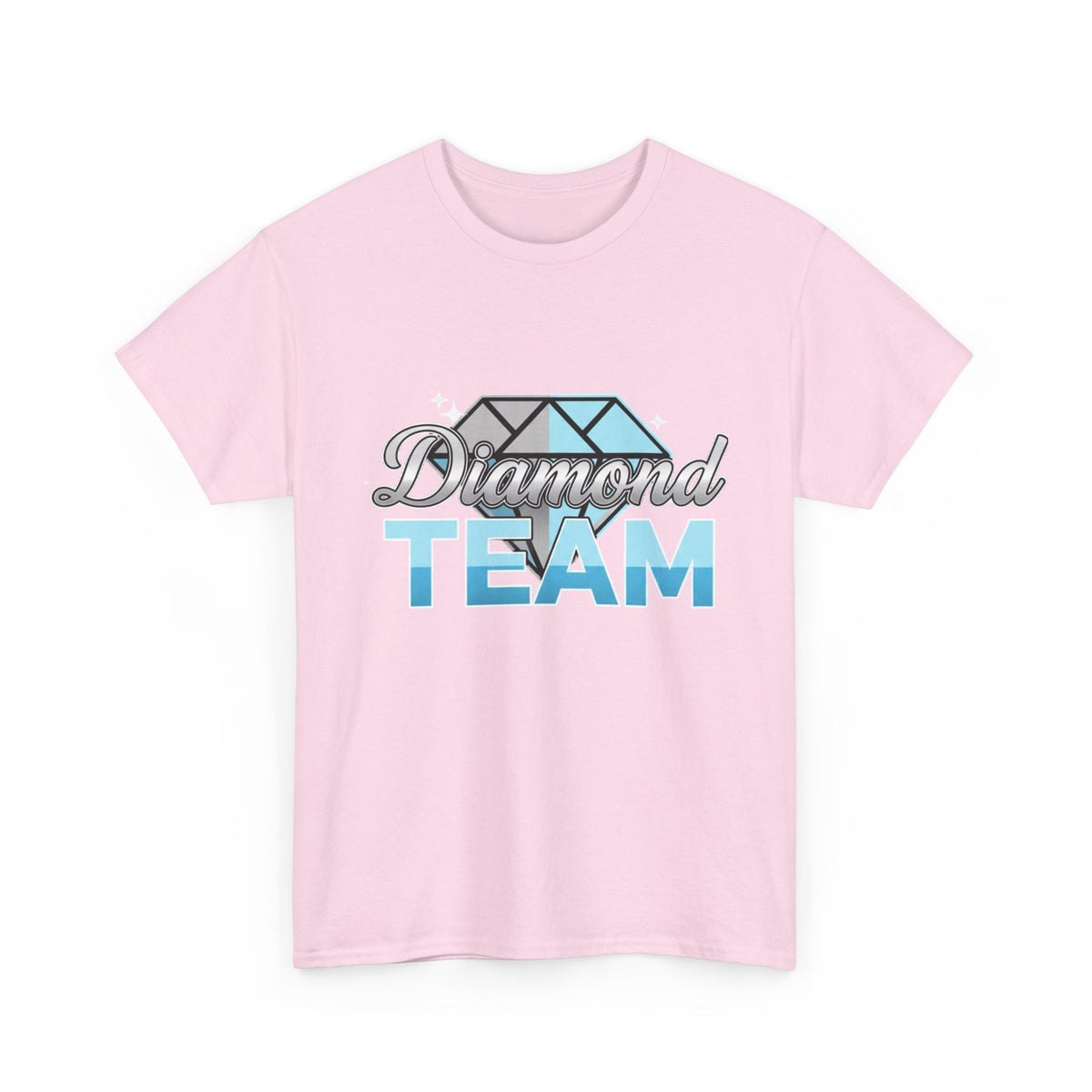 Diamond Team T-Shirt — Blue Gem Graphic Tee