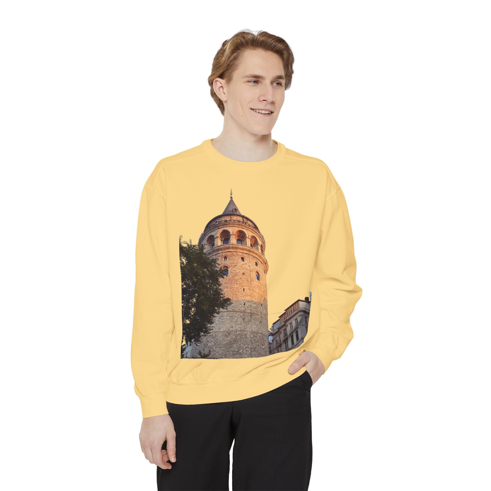 Garment-Dyed Cotton Sweatshirt