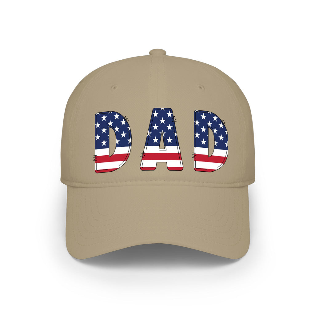 Dad Baseball Cap — American Flag Patriotic Dad Hat for Father’s Day & 4th of July