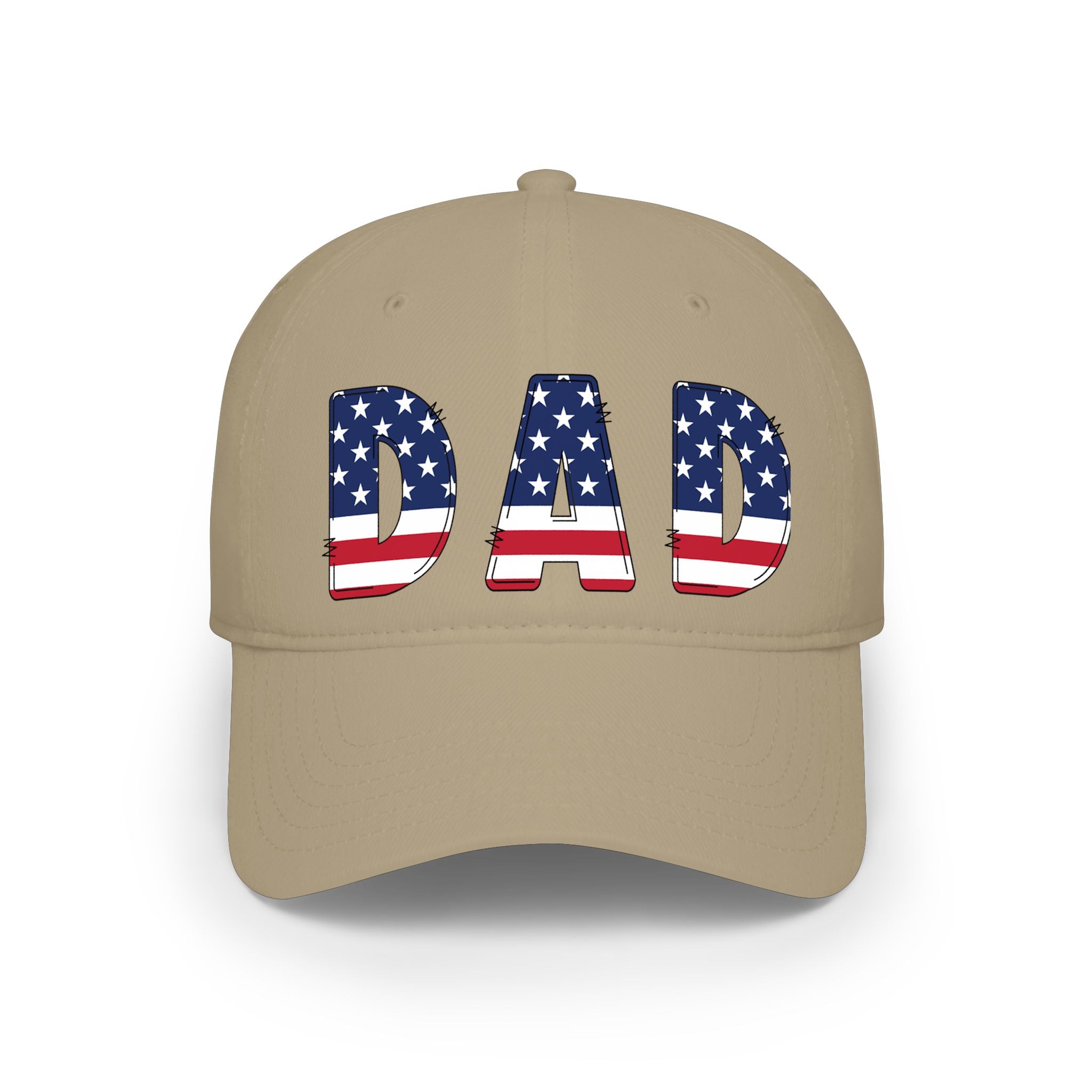 Dad Baseball Cap — American Flag Patriotic Dad Hat for Father’s Day & 4th of July