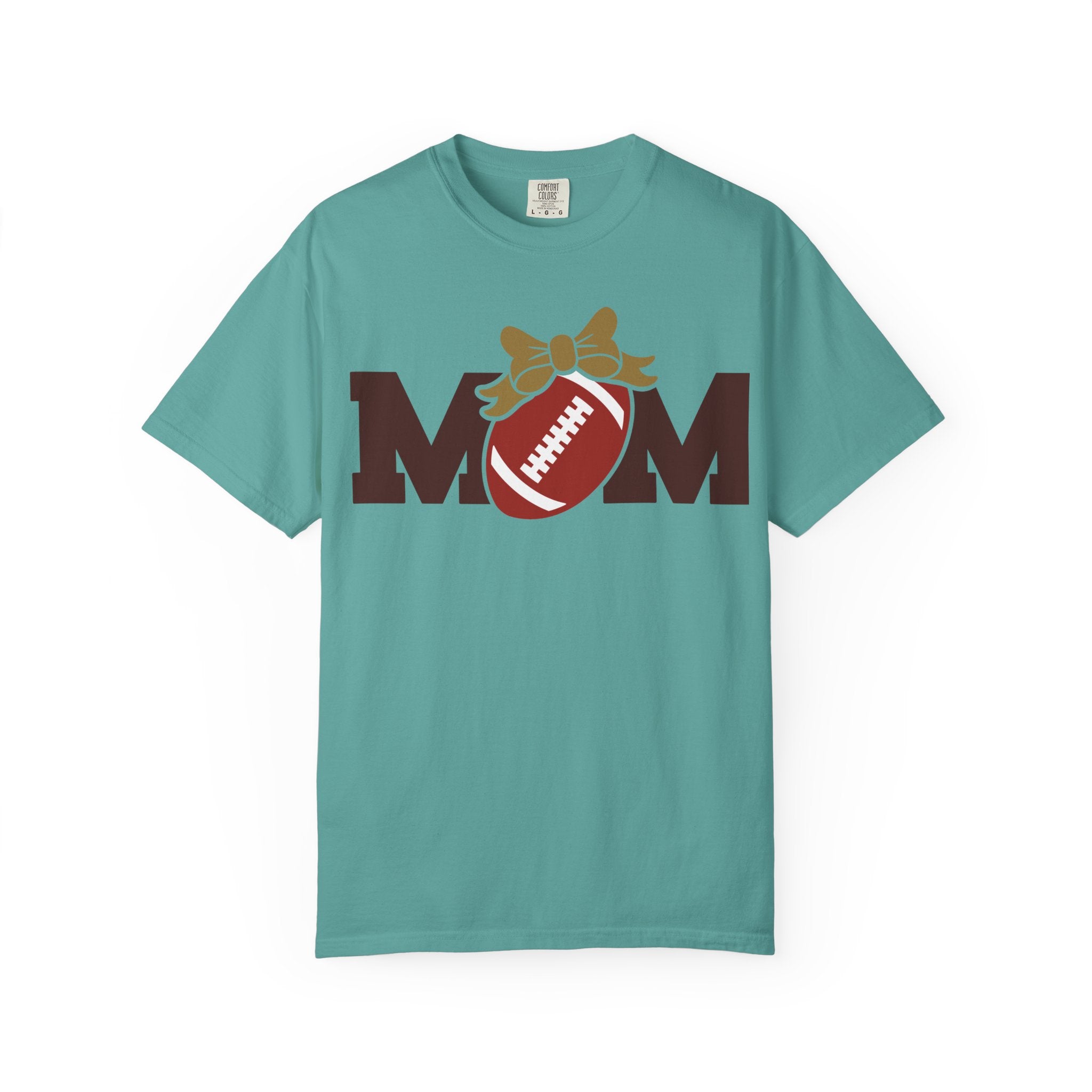 Garment-Dyed Football Mom Tee