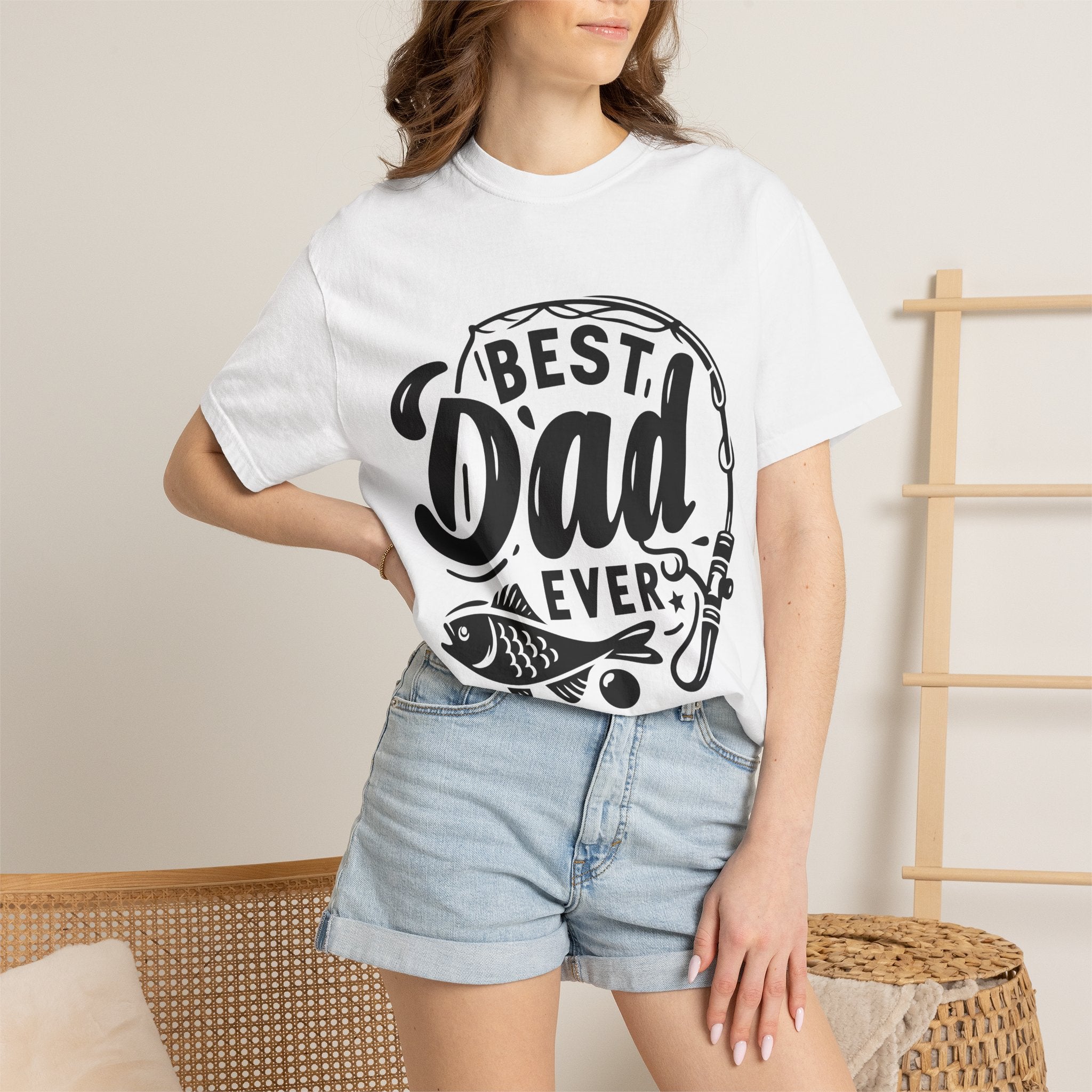 Best Dad Ever Fishing T-Shirt — Father’s Day Gift Tee