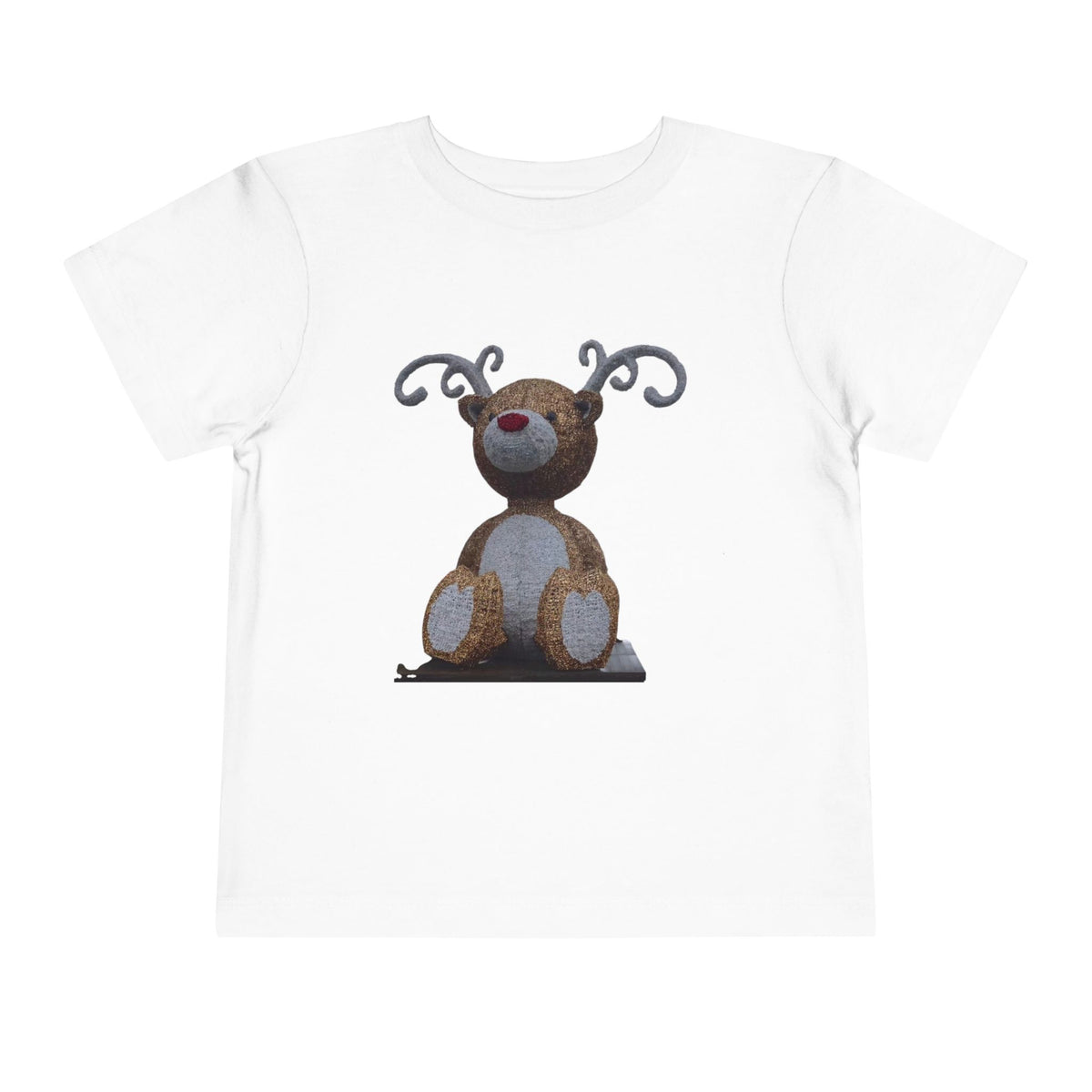 Toddler Tee — Cute Reindeer Stuffed Animal Graphic