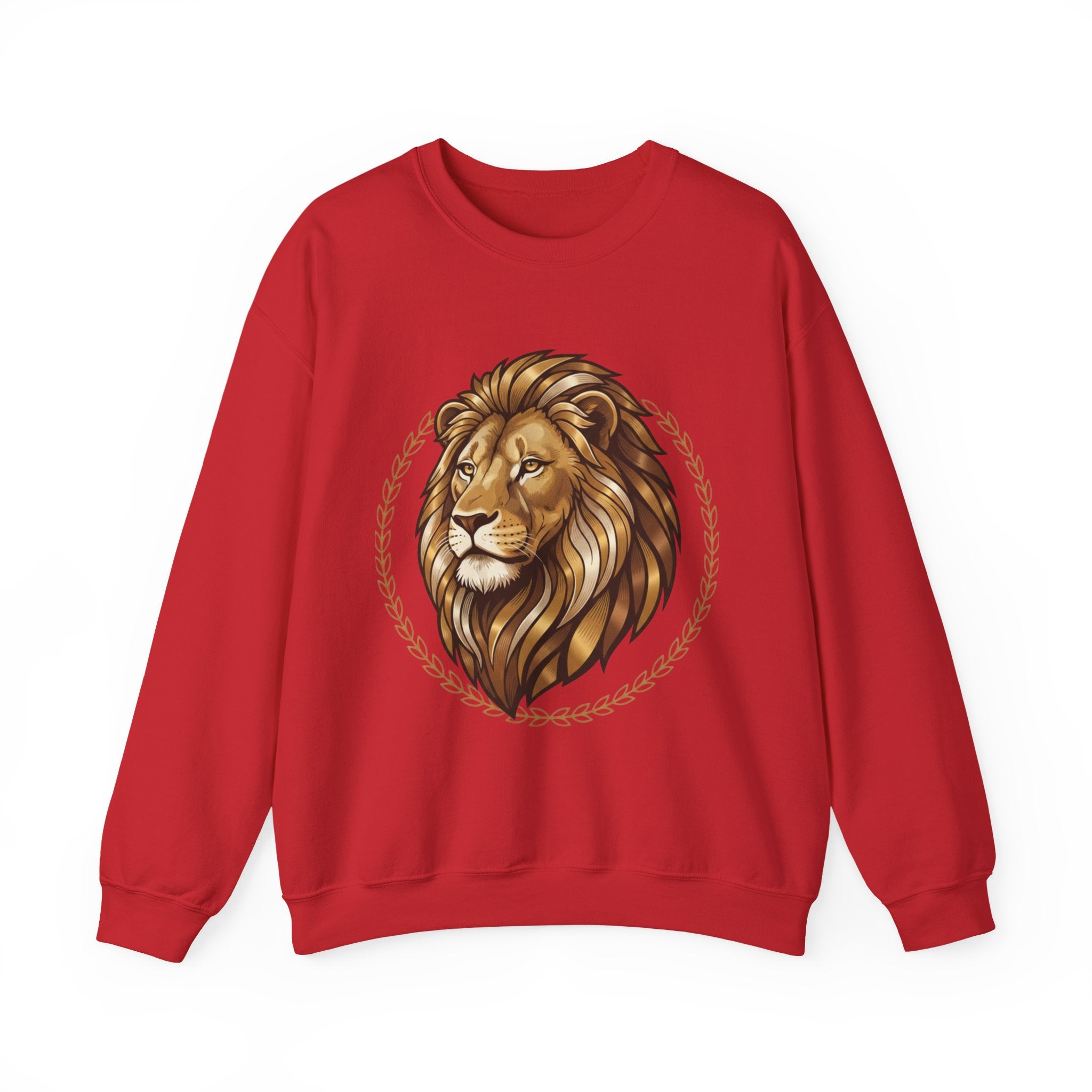 Lion Graphic Cotton Crewneck