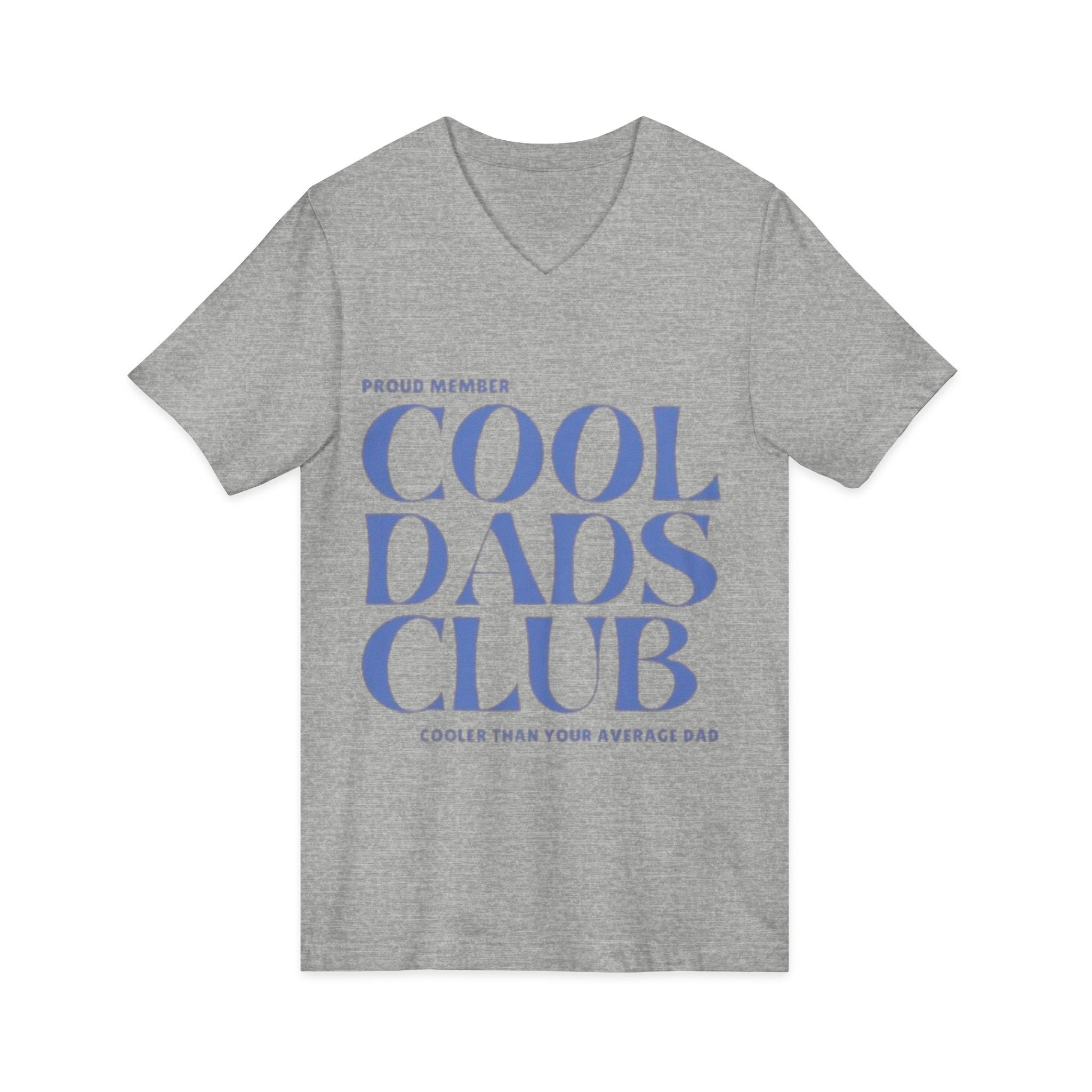 Cool Dads Club V-Neck Tee — Proud Member "Cooler Than Your Average Dad" Father's Day Shirt