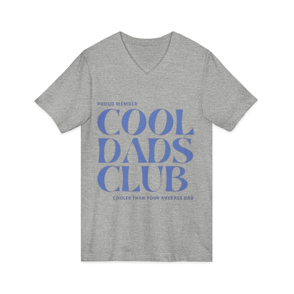 Cool Dads Club V-Neck Tee — Proud Member "Cooler Than Your Average Dad" Father's Day Shirt