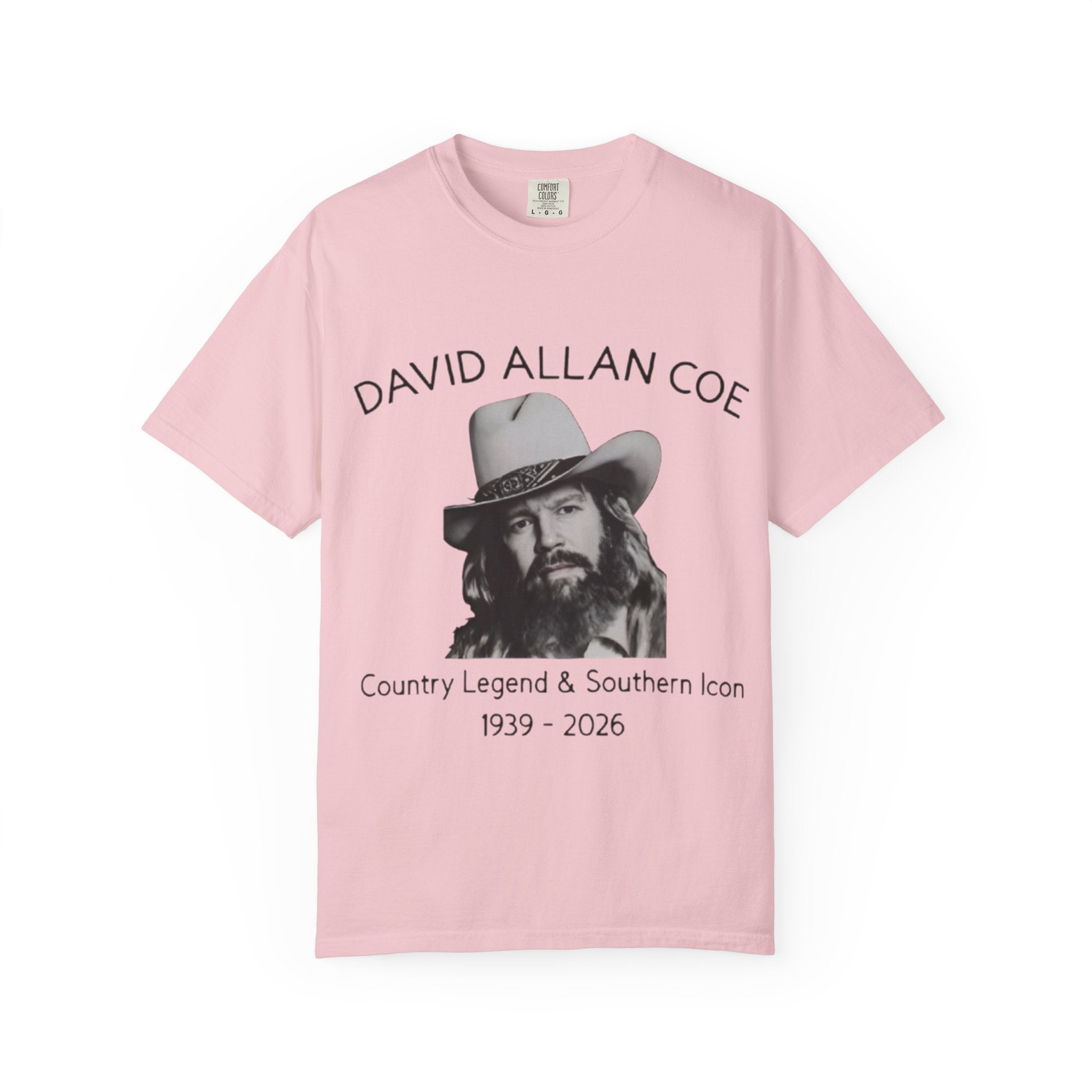 David Allan Coe Tribute T-Shirt – Vintage Cotton Memorial Tee