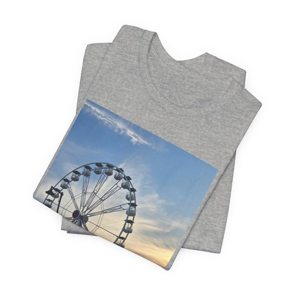 Ferris Wheel Sunset T-Shirt — Carnival Photo Tee