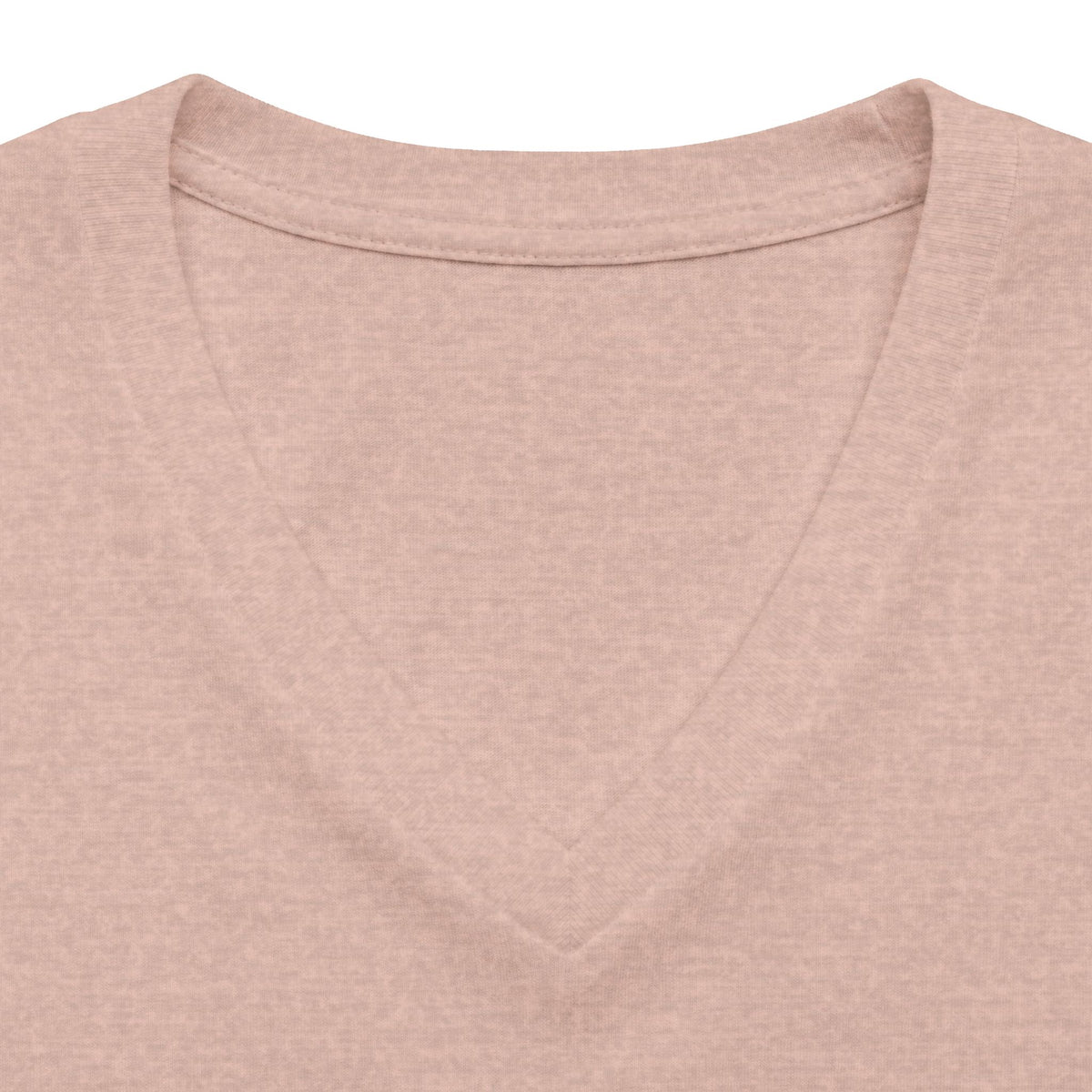 Senior 2026 Cheer Mom V-Neck Tee — Pink Pom Pom Graduation Shirt