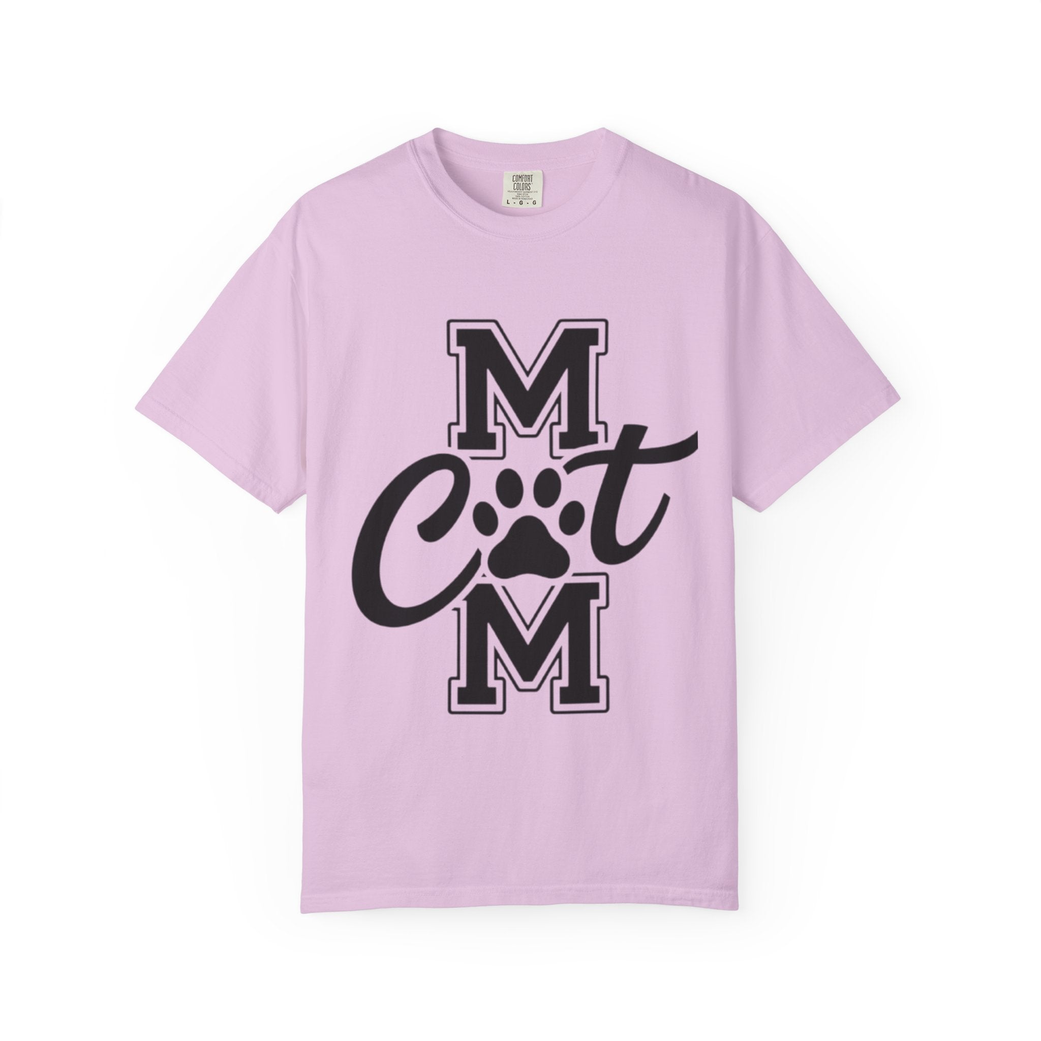 Garment-Dyed Cat Mom Tee