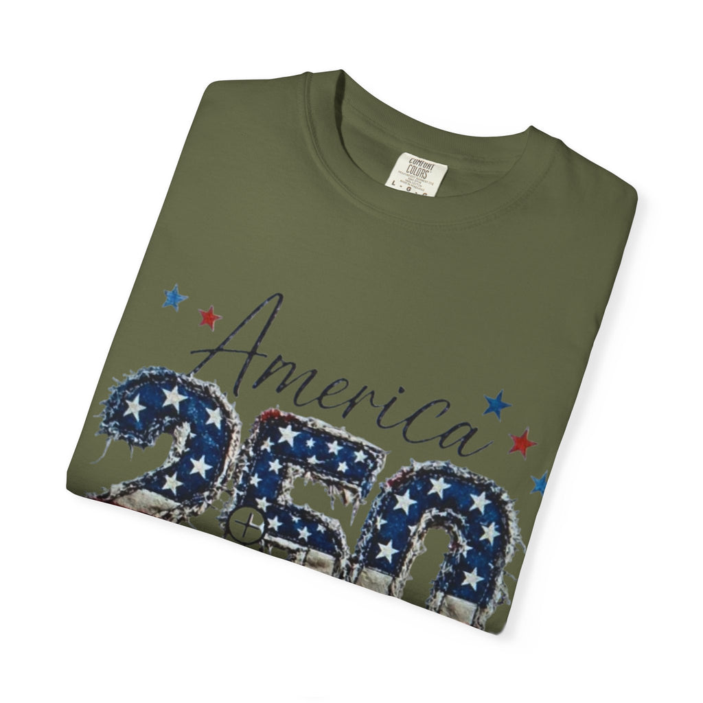America 250 T-Shirt — 1776–2026 Stars & Stripes Patriotic Tee