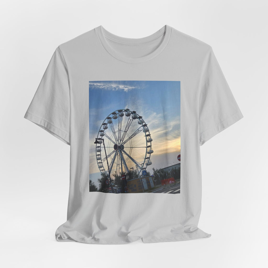 Ferris Wheel Sunset T-Shirt — Carnival Photo Tee