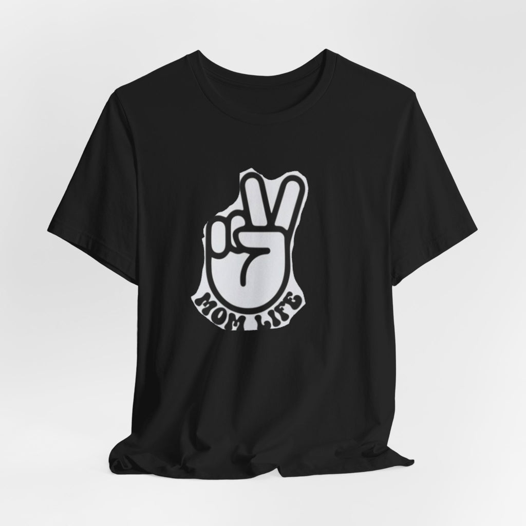 Mom Life Peace Sign T-Shirt
