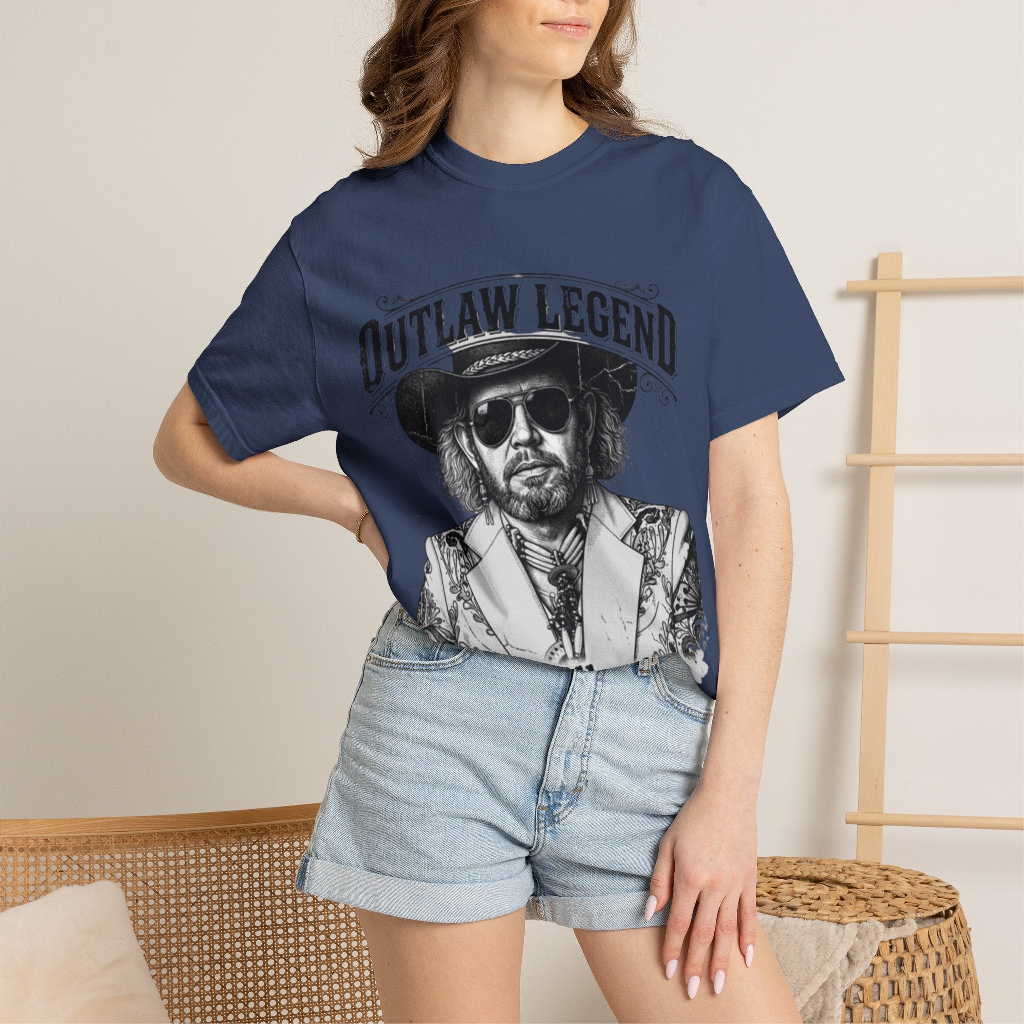 Outlaw Legend Tribute T-Shirt — David Allan Coe Memorial Graphic Tee