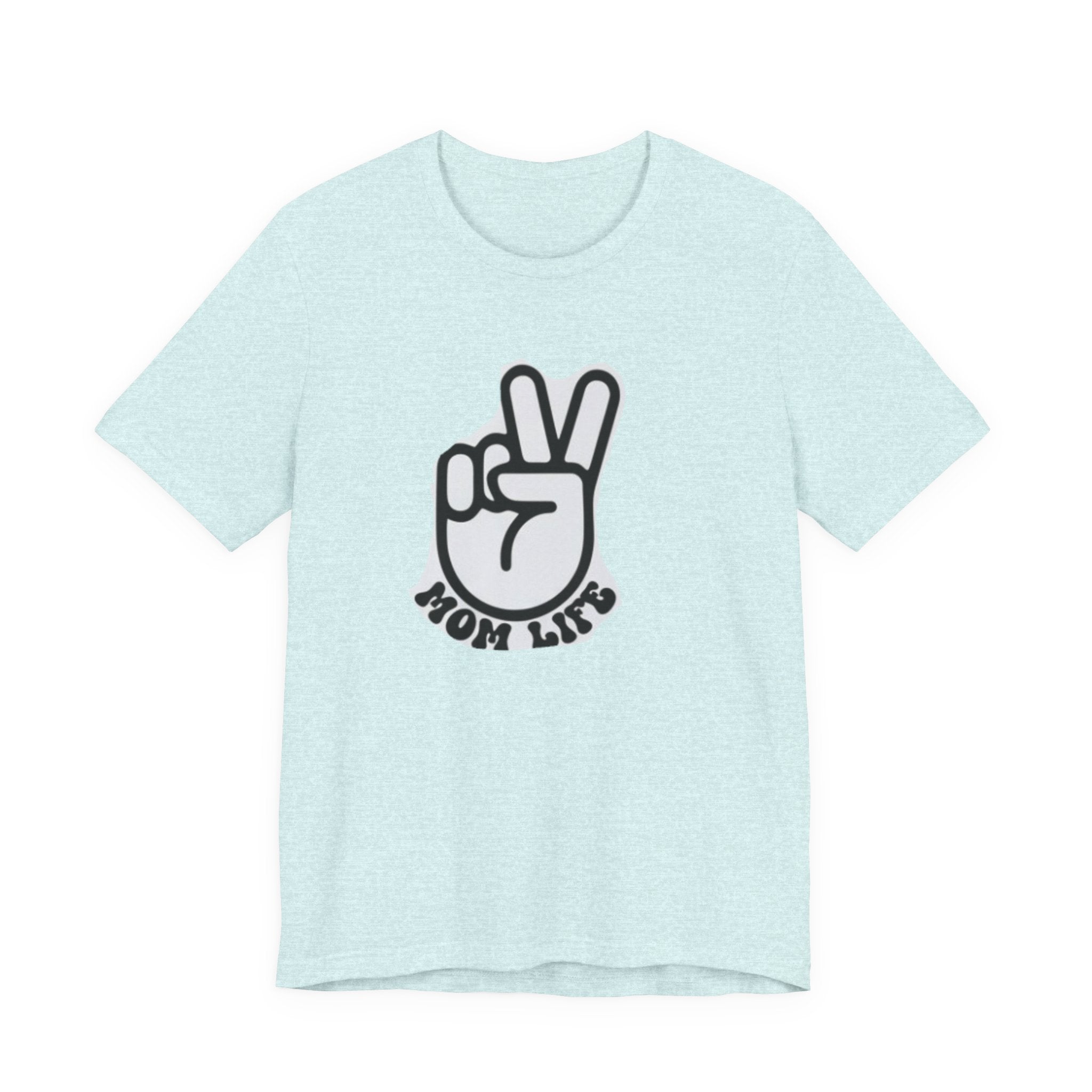 Mom Life Peace Sign T-Shirt
