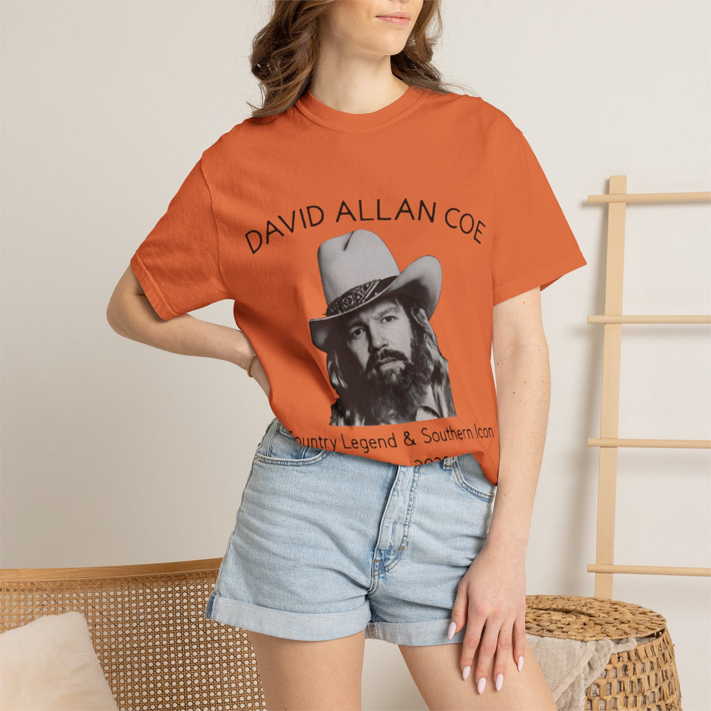 David Allan Coe Tribute T-Shirt – Country Legend Memorial