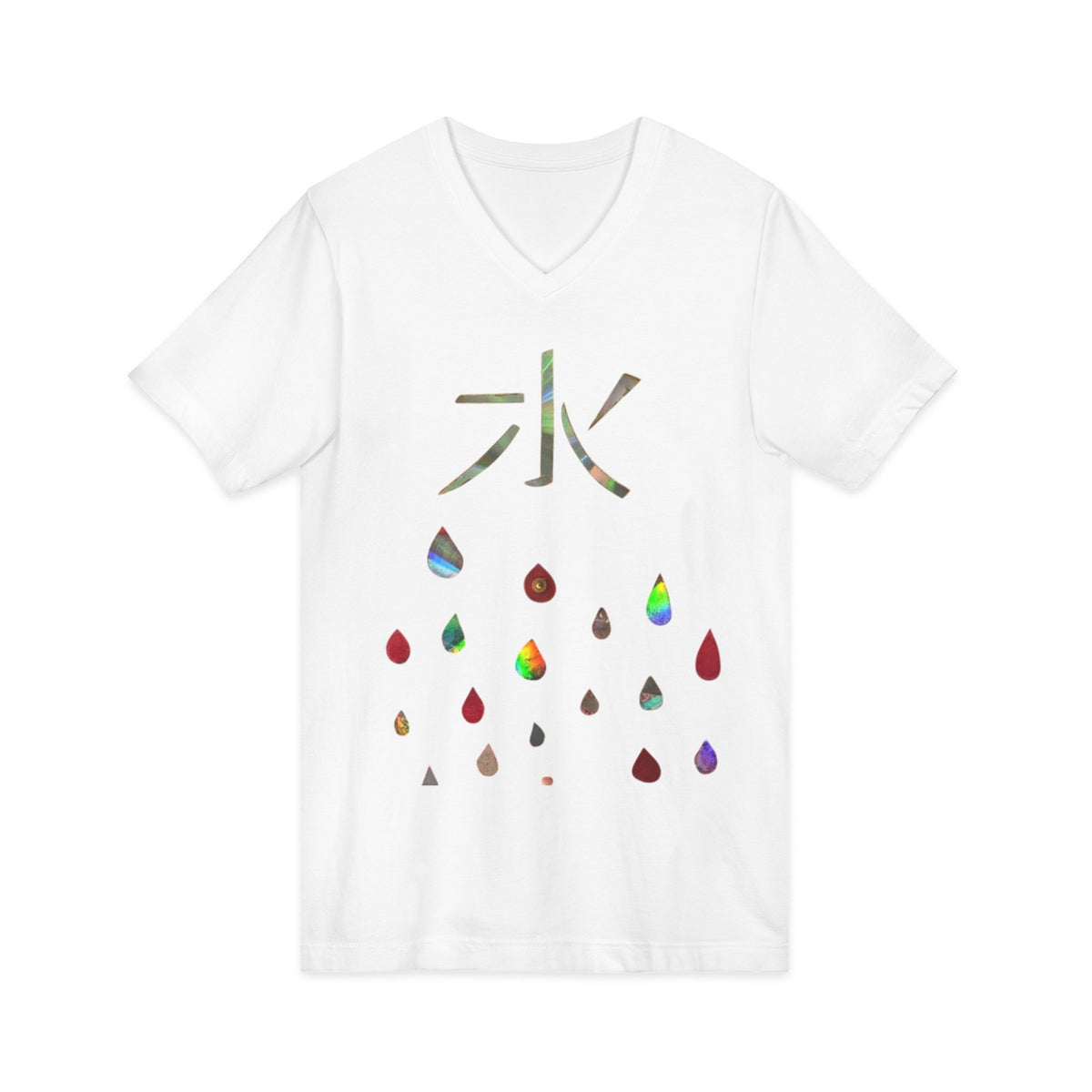 Unisex Jersey Short Sleeve V-Neck Tee