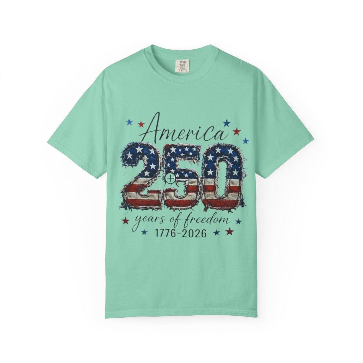 America 250 T-Shirt — 1776–2026 Stars & Stripes Patriotic Tee