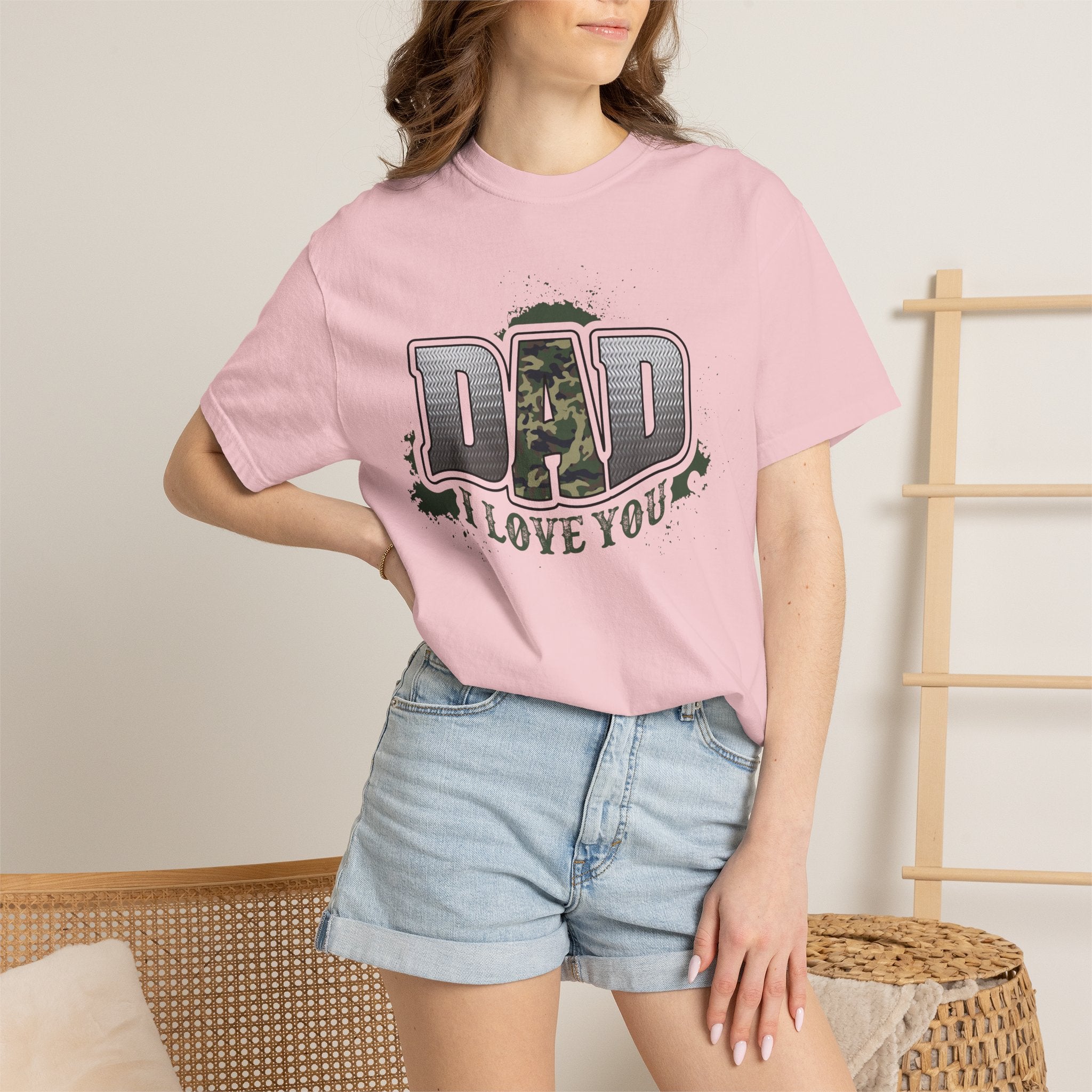 Dad I Love You Camo T-Shirt