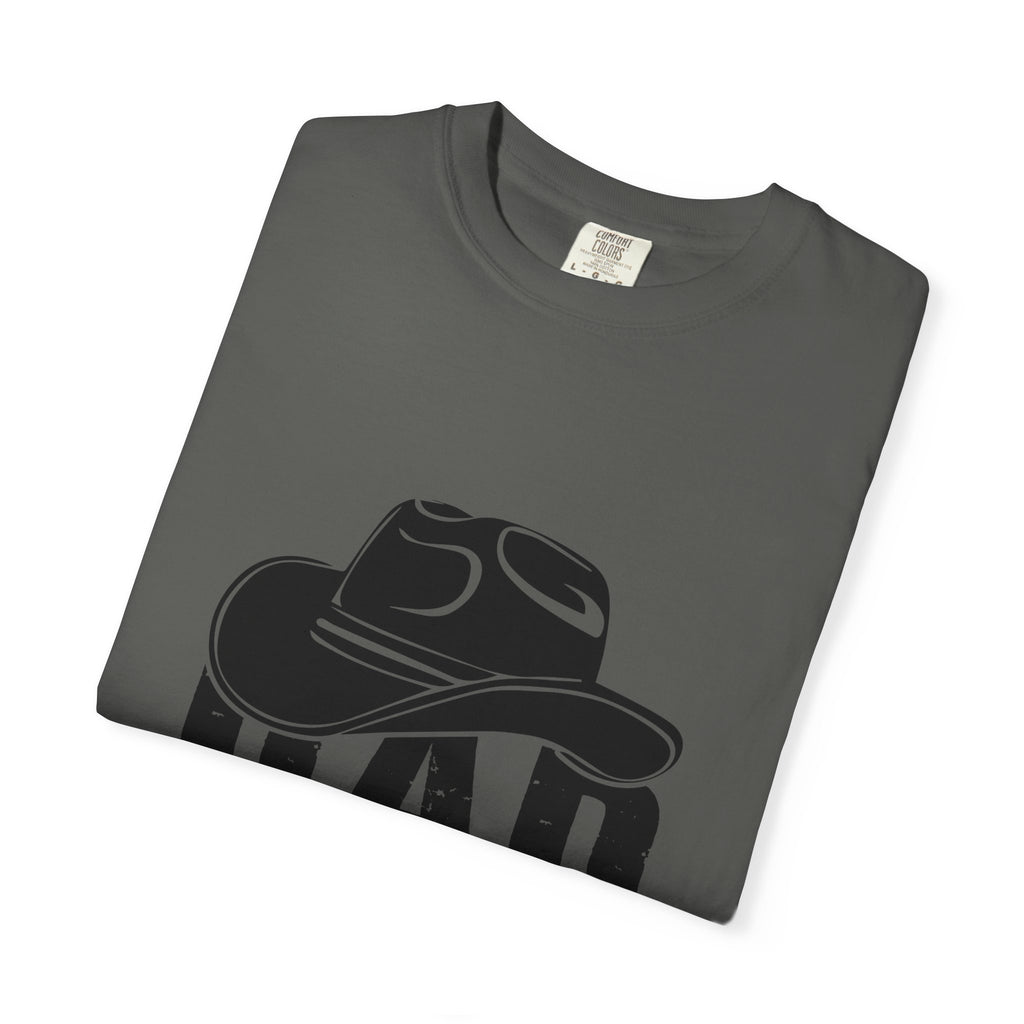 Dad of Girl T-Shirt — Cowboy Hat Father of Daughter Tee