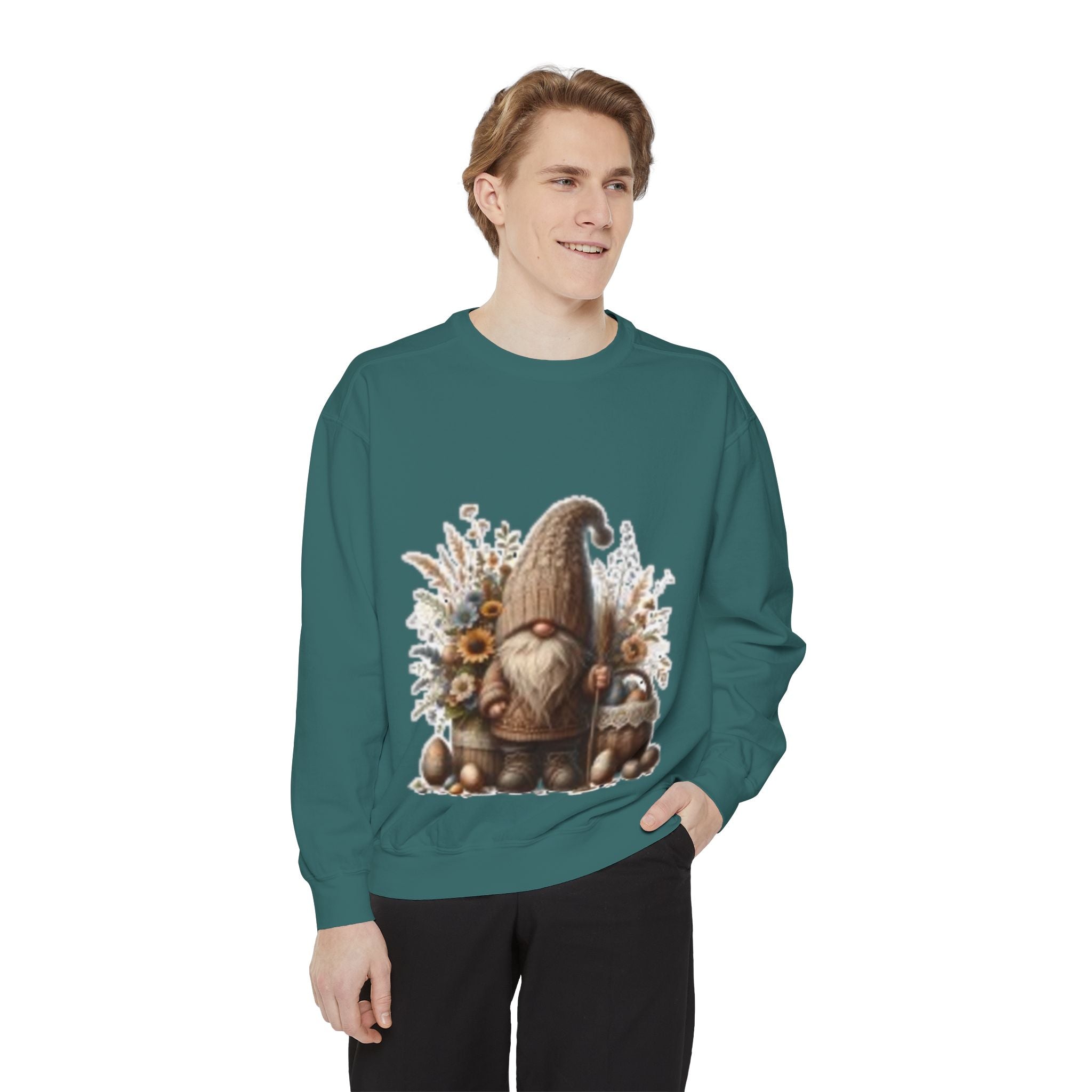 Garment-Dyed Cotton Sweatshirt