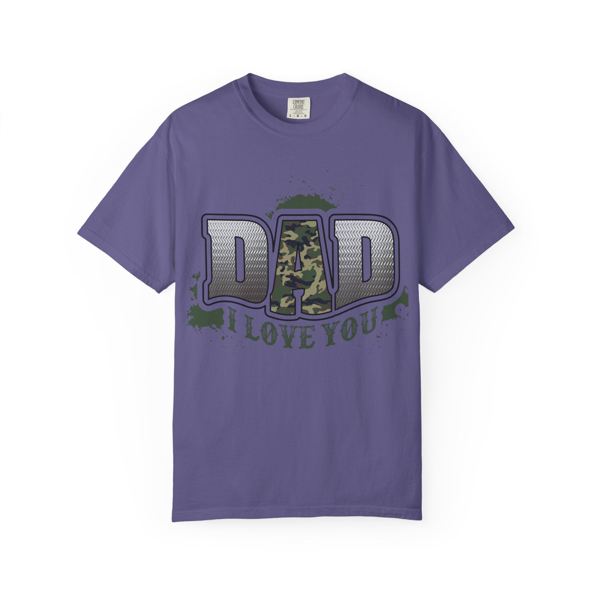 Dad I Love You Camo Graphic T-Shirt