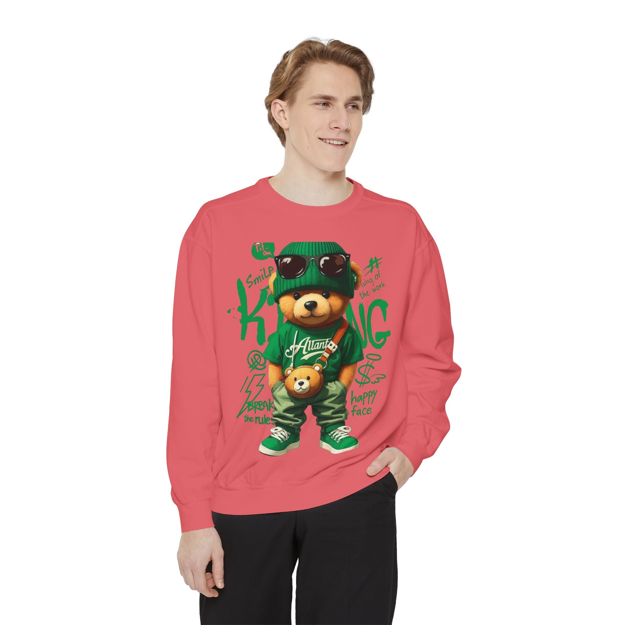 Bear Graphic Cotton Sweatshirt