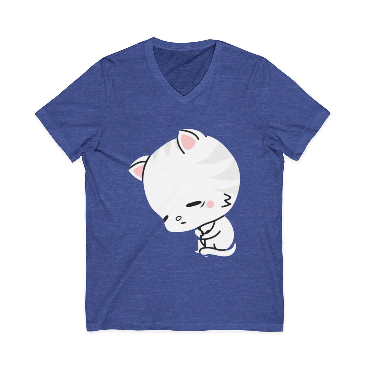 Unisex Jersey Short Sleeve V-Neck Tee